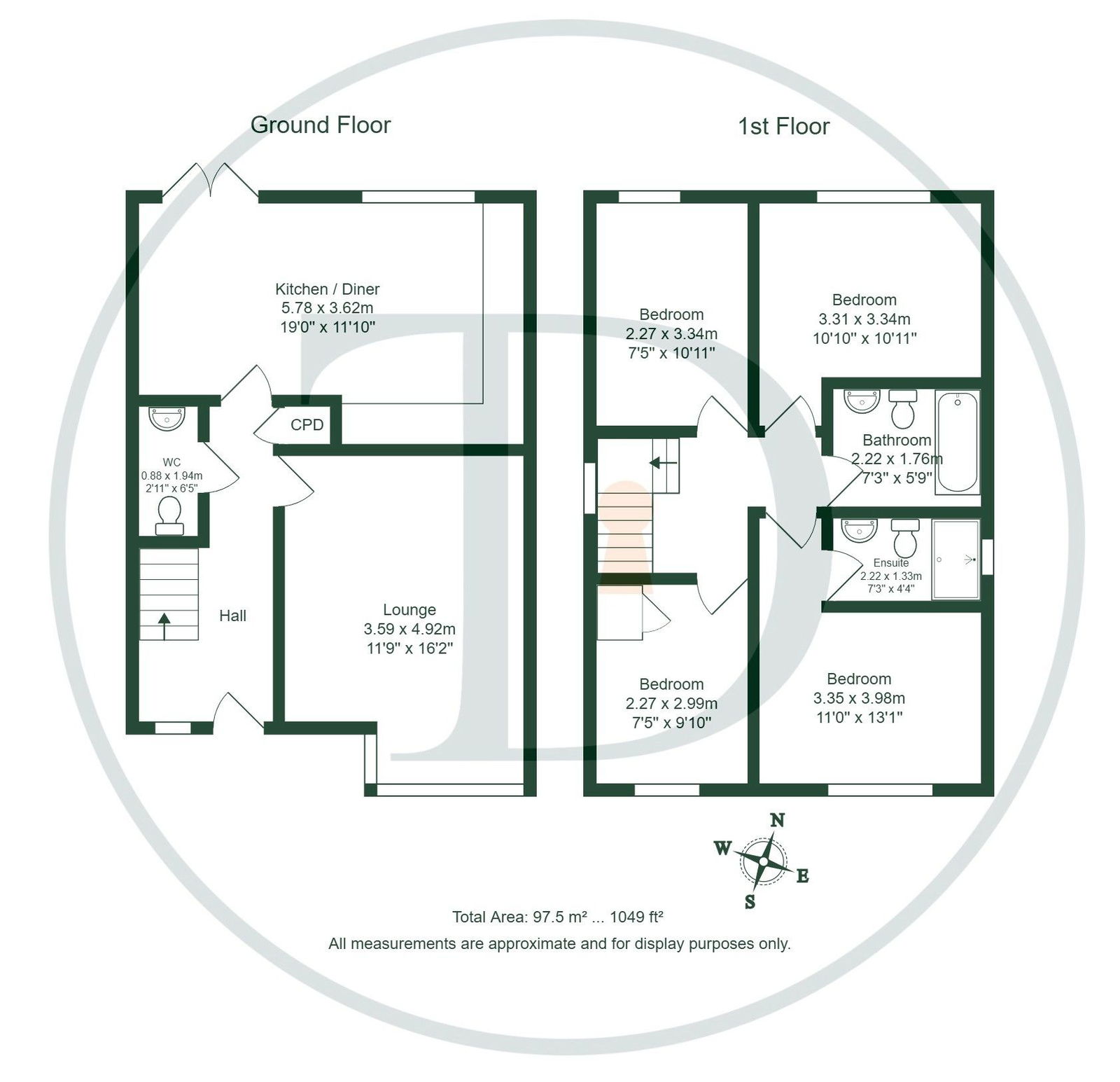 20, Evergreen Drive, Ellesmere Port floorplan