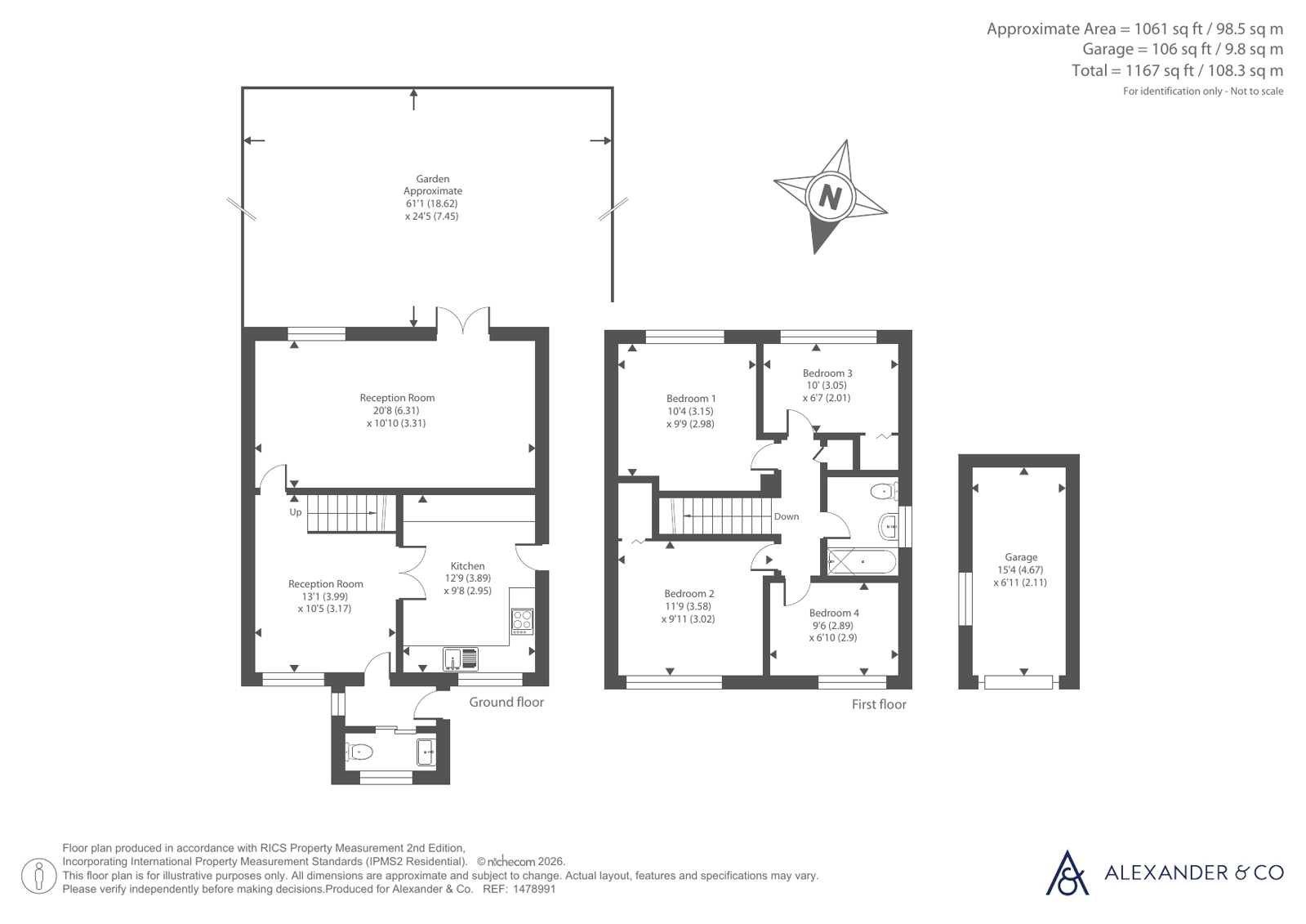 Roslyn Way, Dunstable floorplan