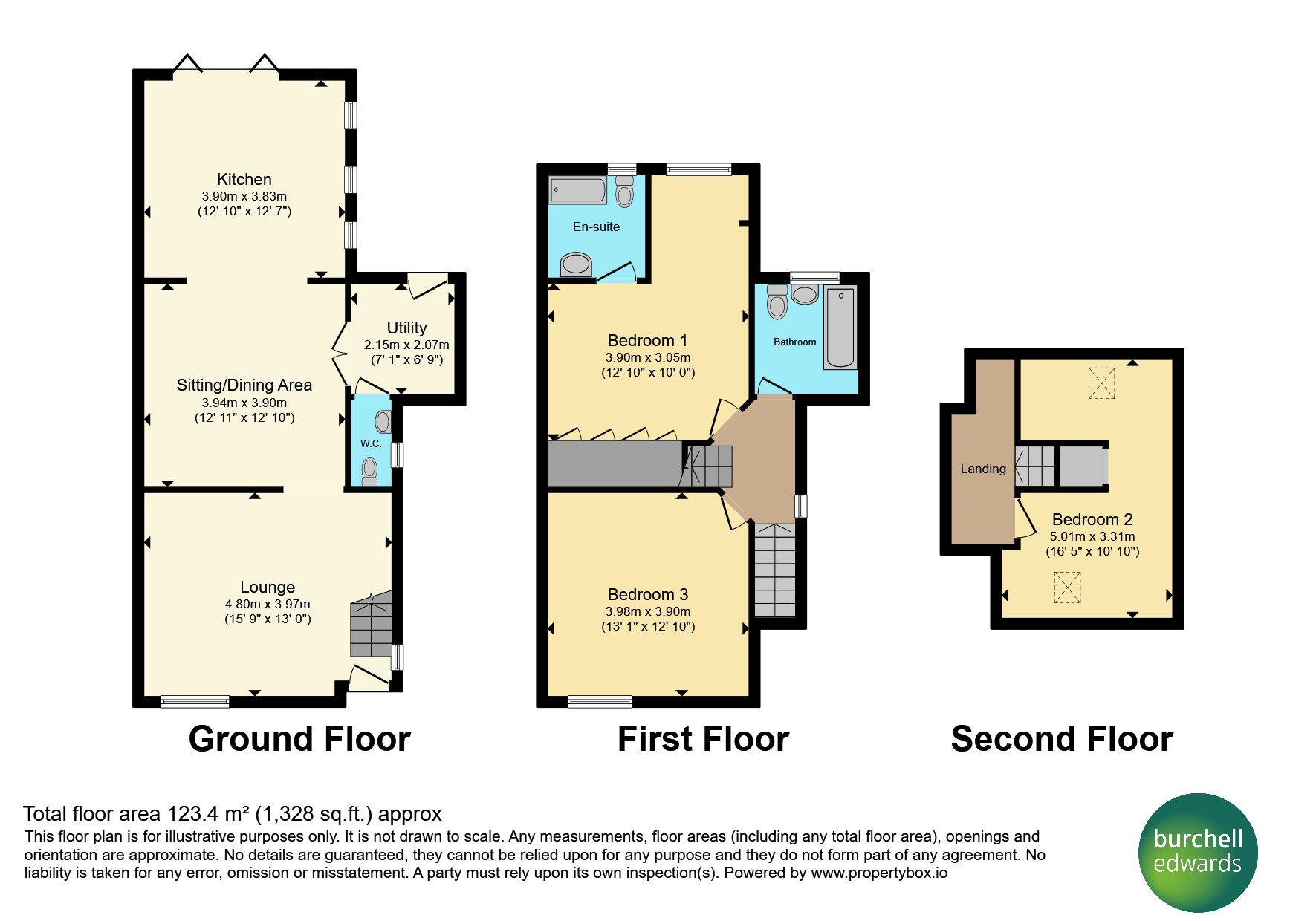 185, Hurley Common, Atherstone floorplan