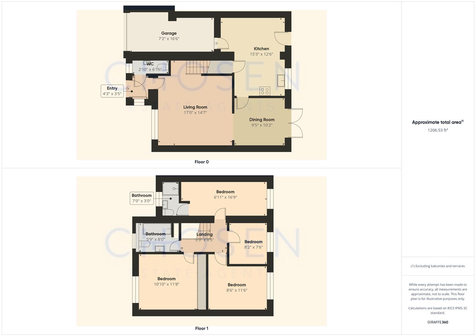 17, Lilac Way, Gloucester floorplan