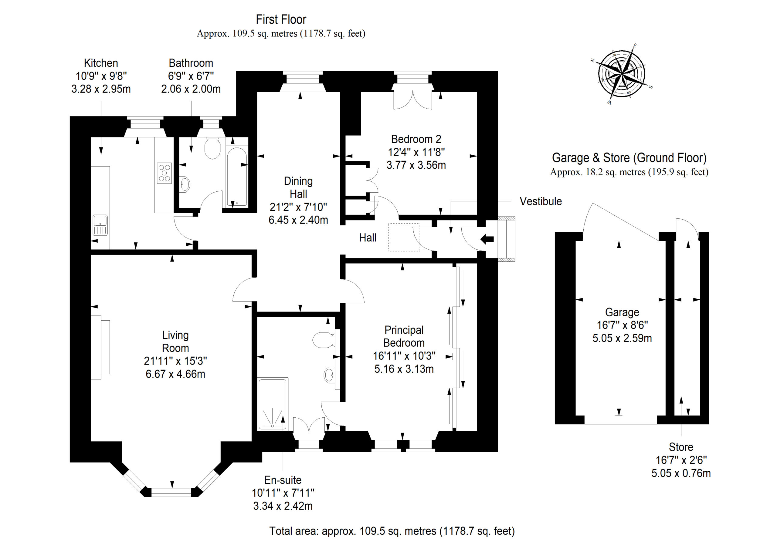 1A, West Castle Road, Edinburgh floorplan