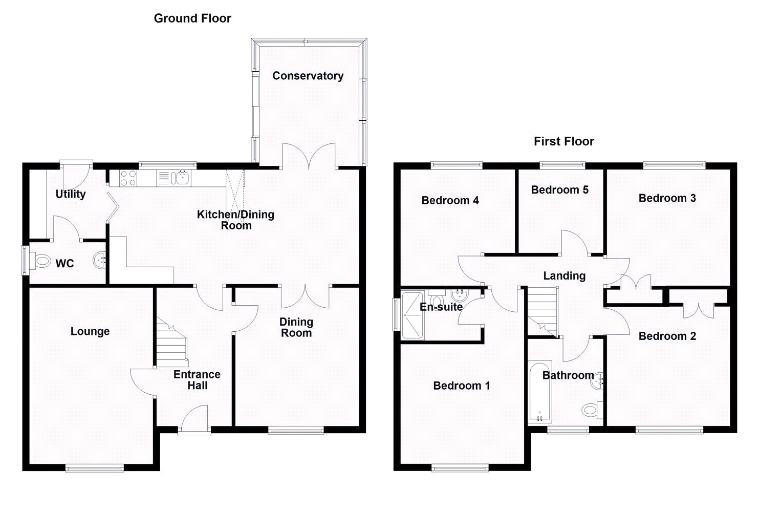 4, Clos Y Capel, Carmarthenshire floorplan