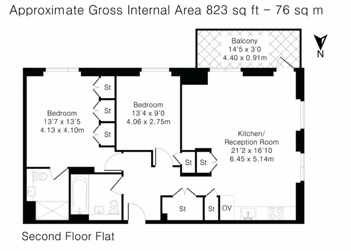 202 Chapter House, London floorplan