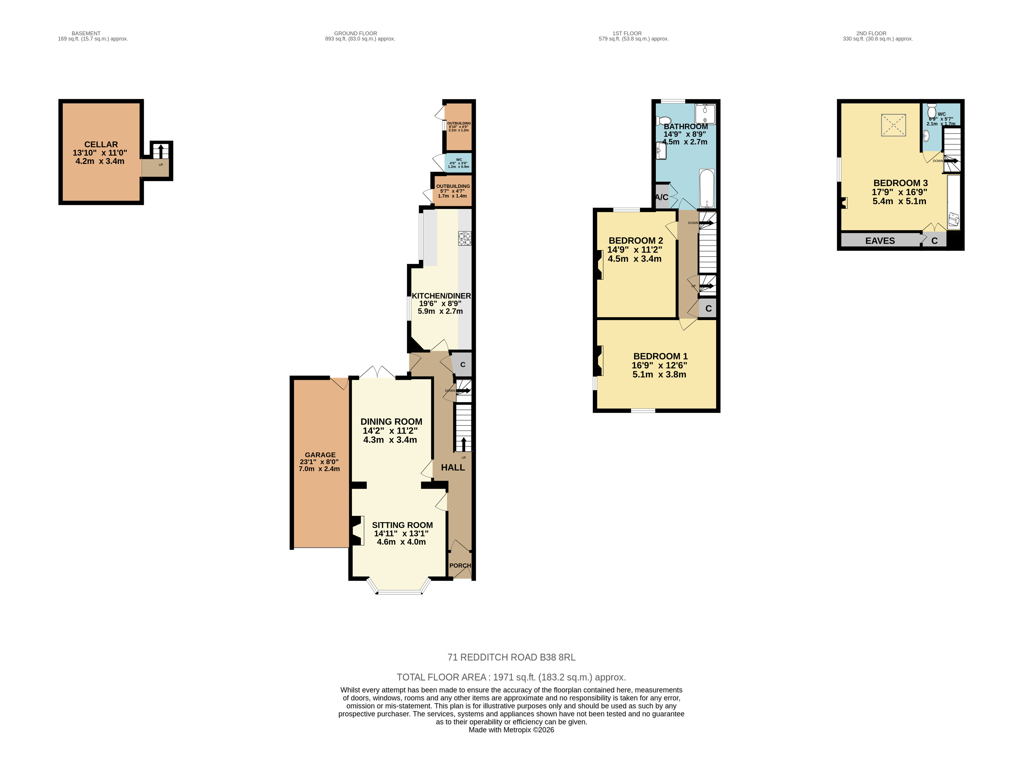 Myrtle Villas, 71, Redditch Road, Birmingham floorplan