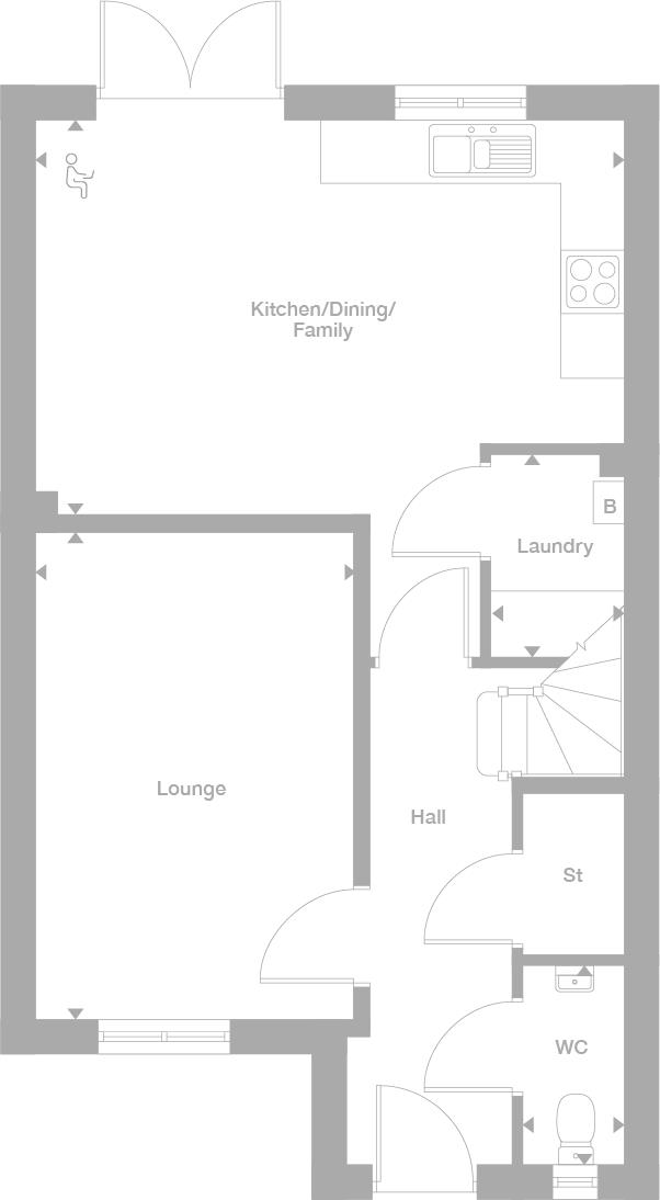 "The Blackwood" at Coach Lane, Hazlerigg, Newcastle Upon Tyne NE13, 4 bedroom detached house for