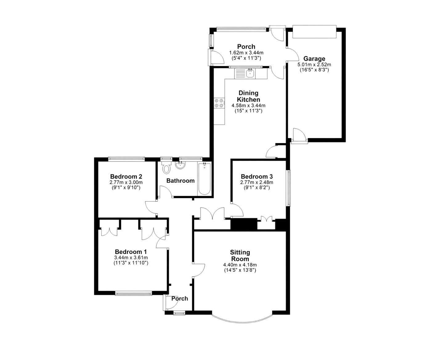 10, Harkness Close, North Yorkshire floorplan