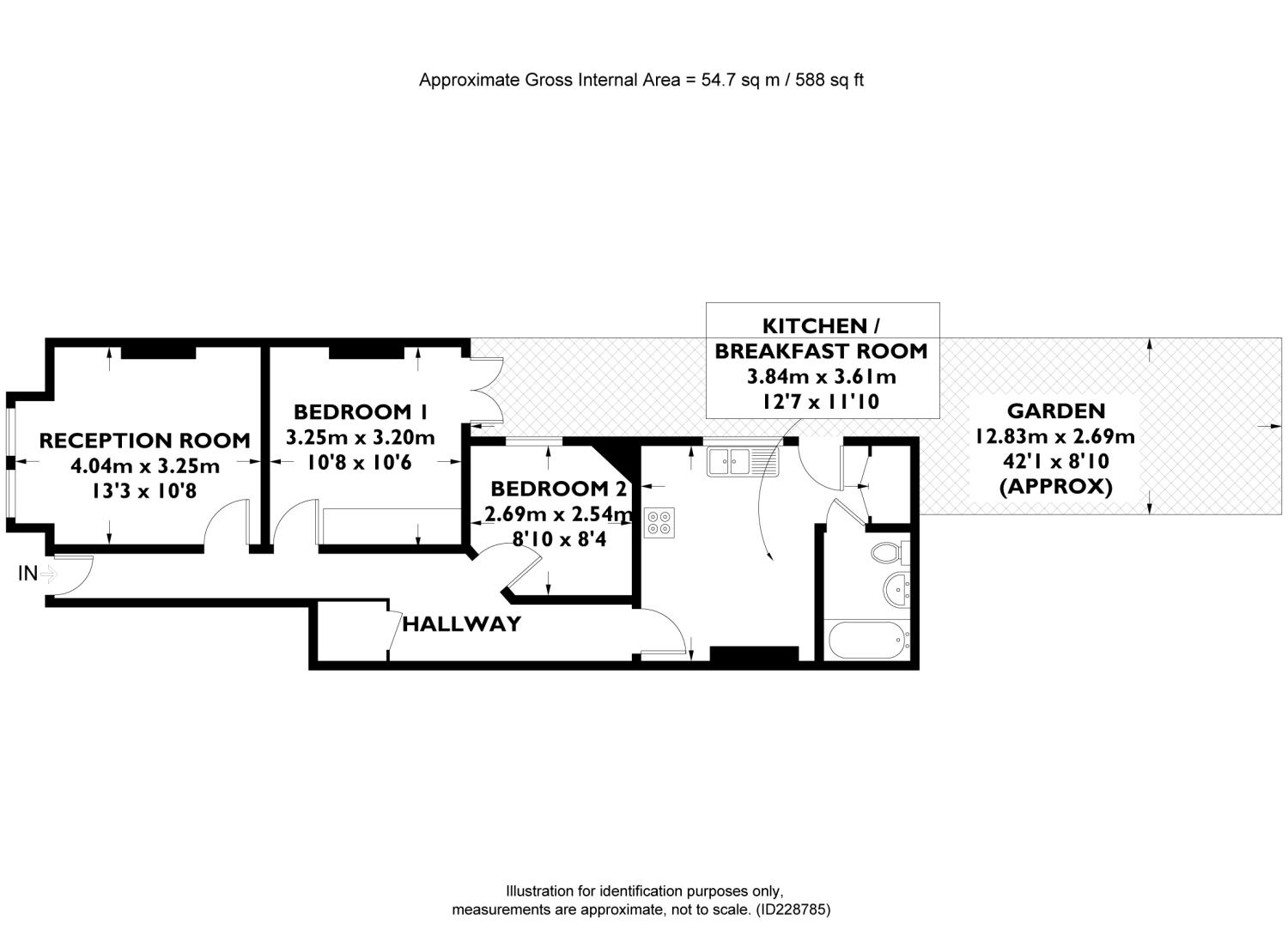 2 Bedrooms  to rent in University Road, Colliers Wood, London SW19