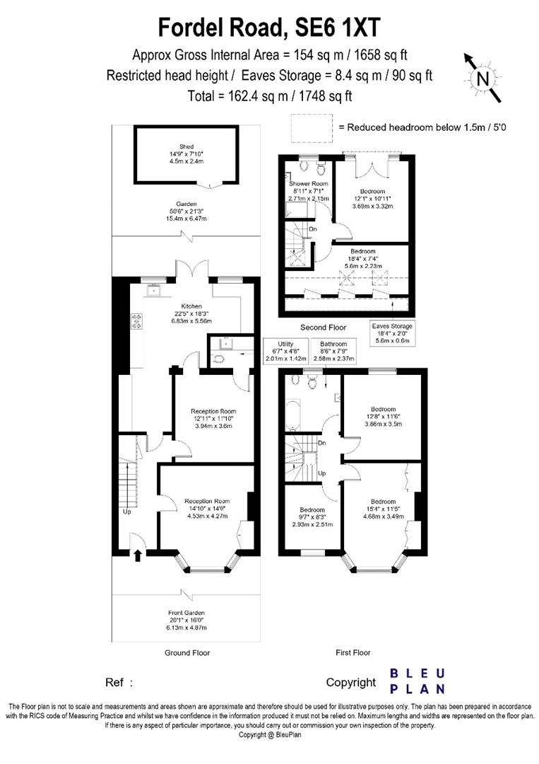 111, Fordel Road, London floorplan
