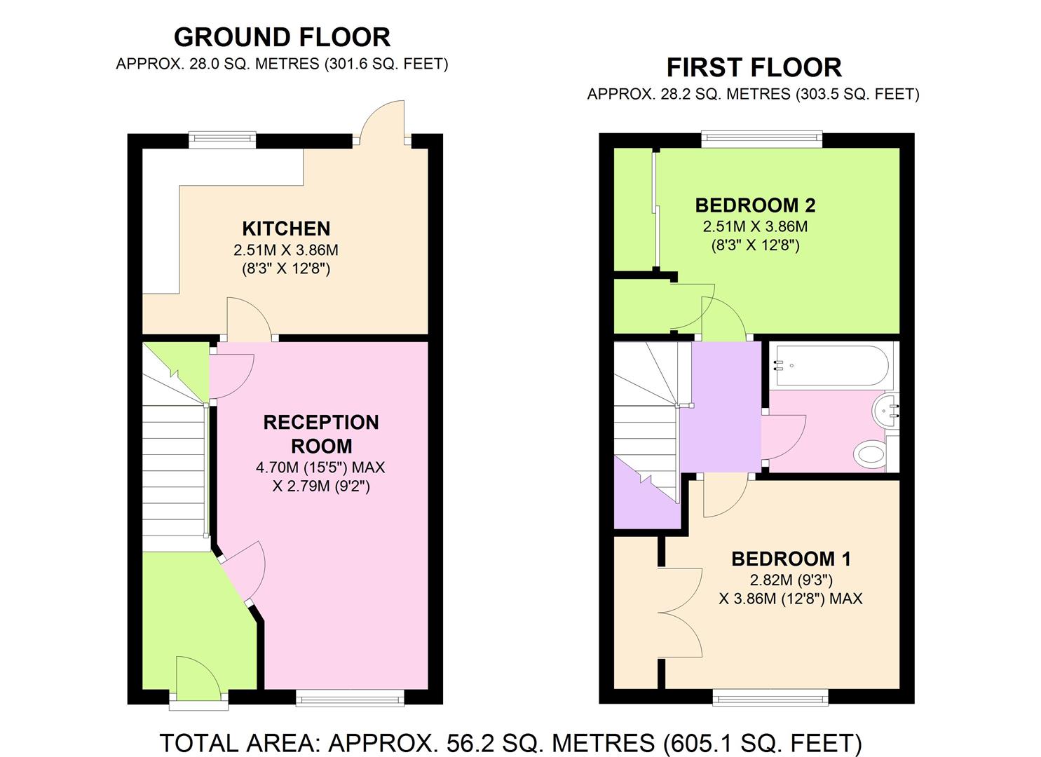 2 Bedrooms Terraced house for sale in Rutland Close, Ashtead KT21