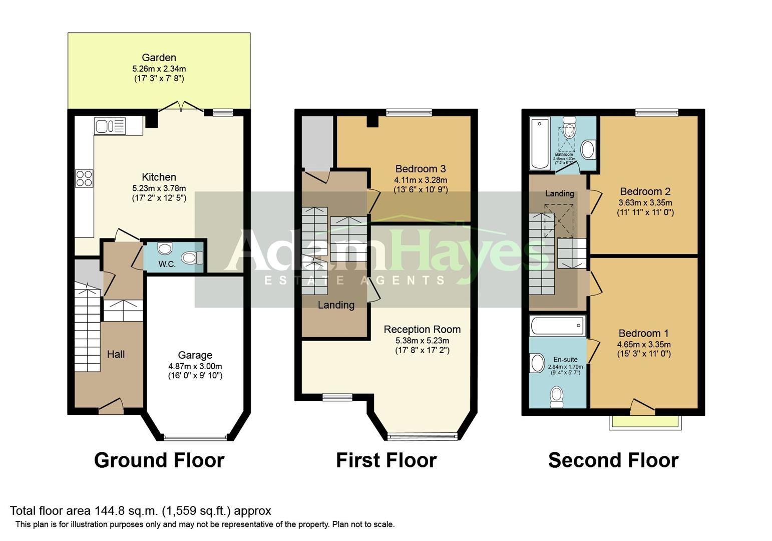 2D, Lincoln Road, London floorplan