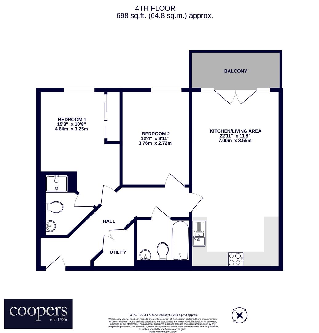 64, Walsham Court, Ickenham floorplan