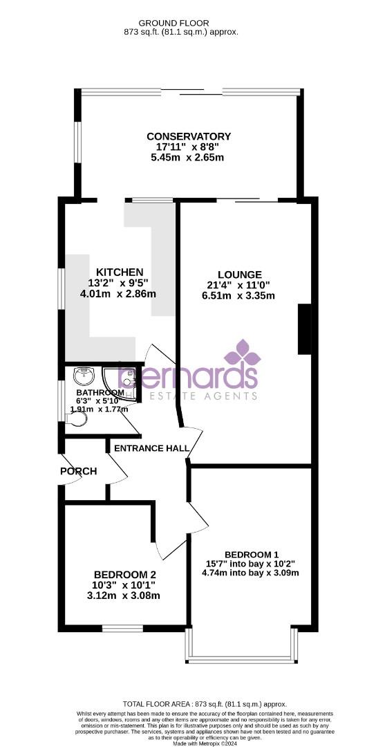 22, Privett Road, Waterlooville floorplan