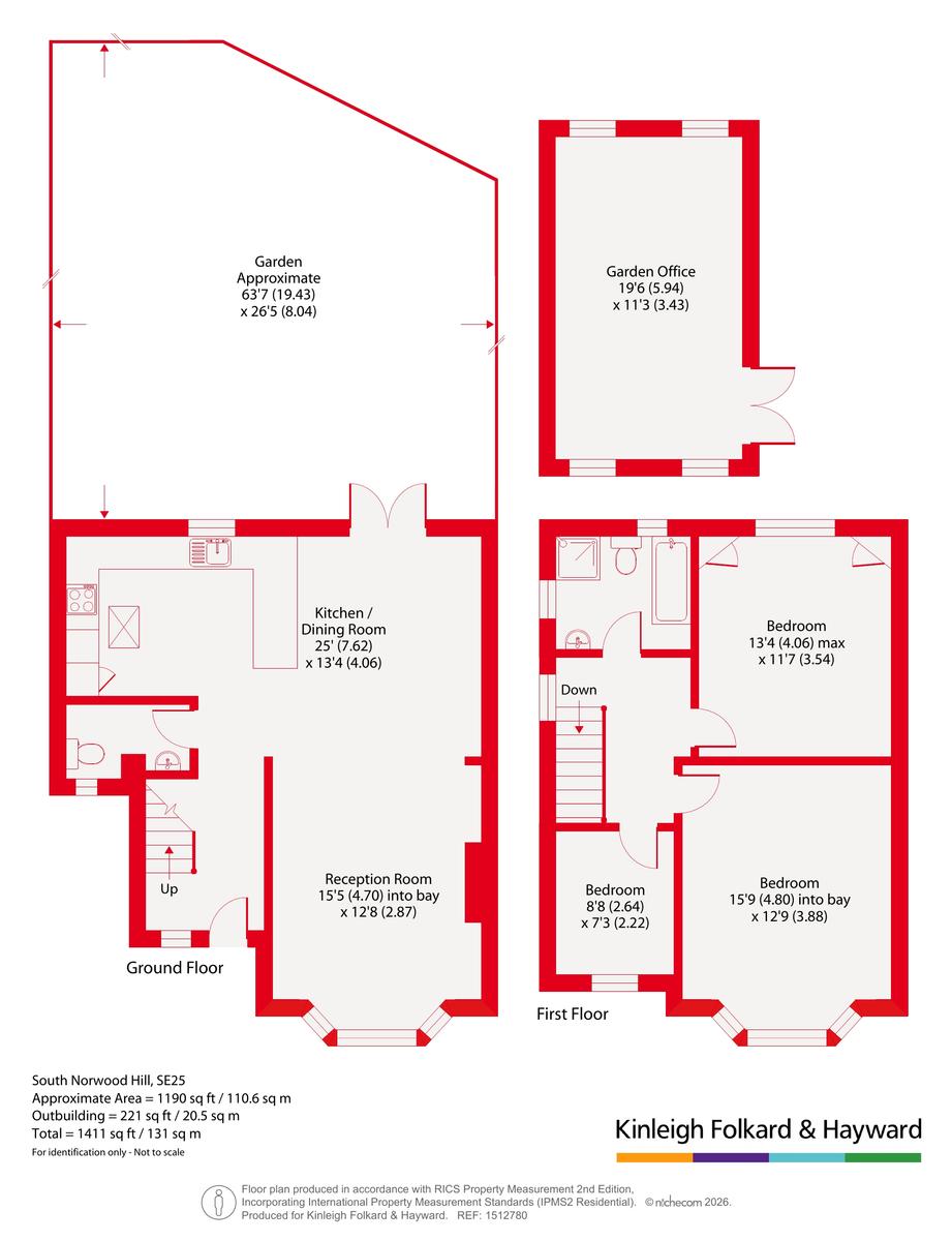 25A,, South Norwood Hill, London floorplan