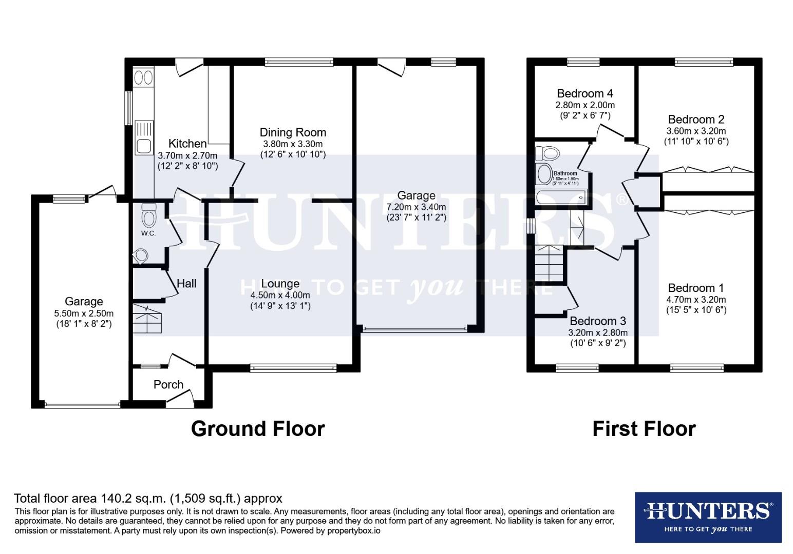 50, Crowberry Drive, Harrogate floorplan