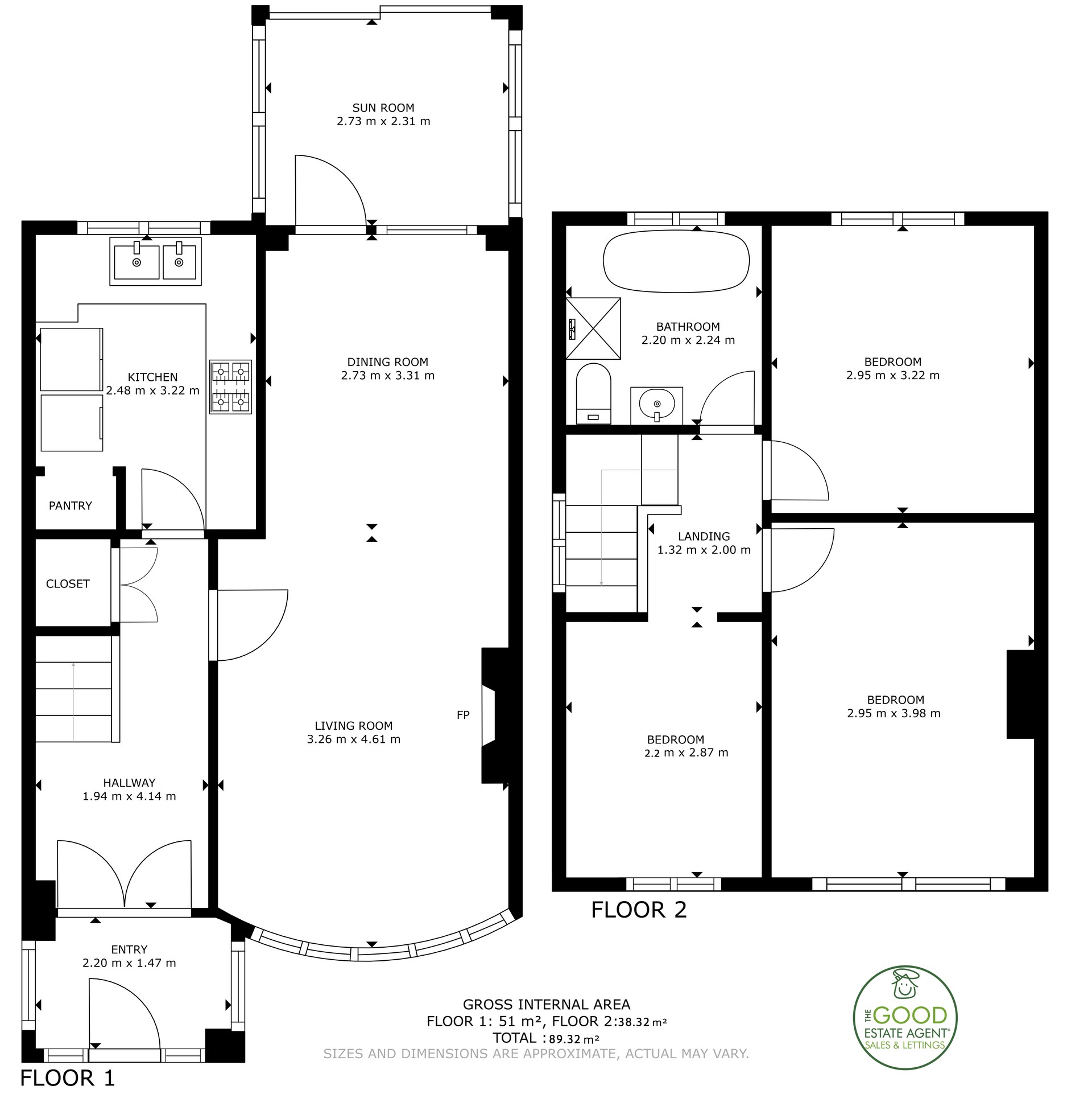 111, Queensway, Cheadle floorplan
