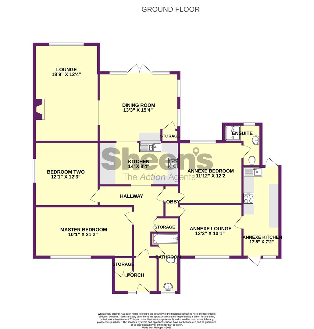199, Thorpe Road, Kirby Cross floorplan