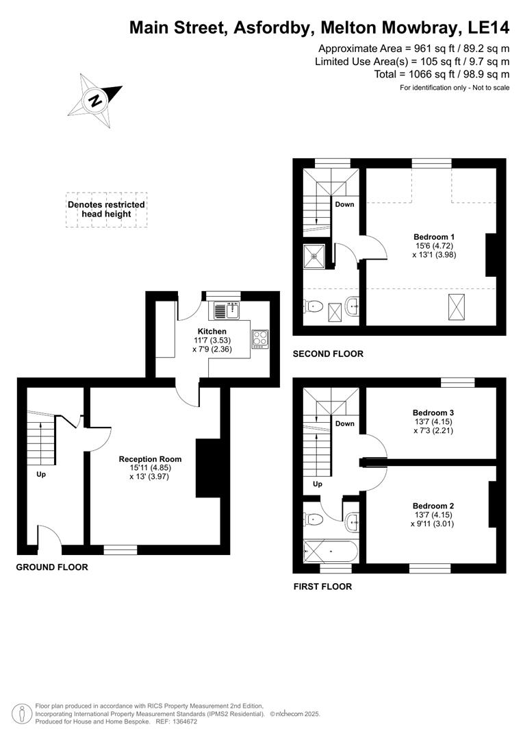136A, Main Street, Melton Mowbray floorplan