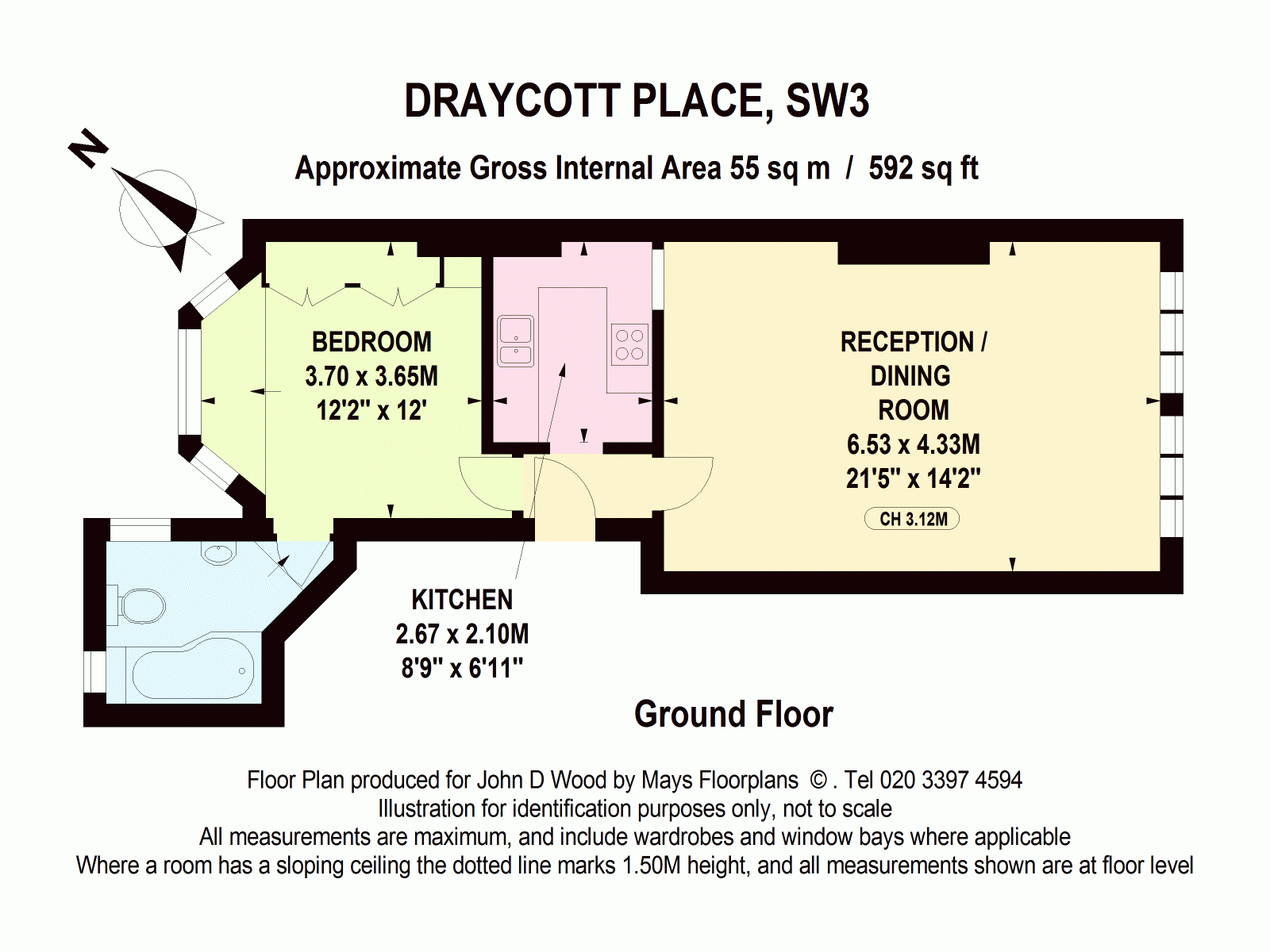 1 Bedrooms Flat for sale in Draycott Place, London SW3
