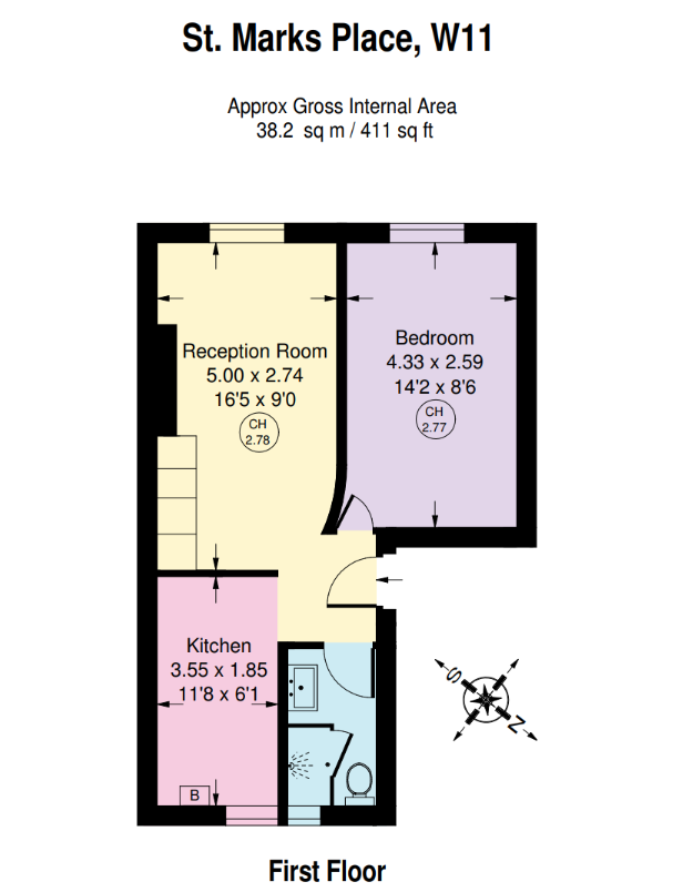 First Floor, 2 St Marks Place, 2 St Marks Place floorplan