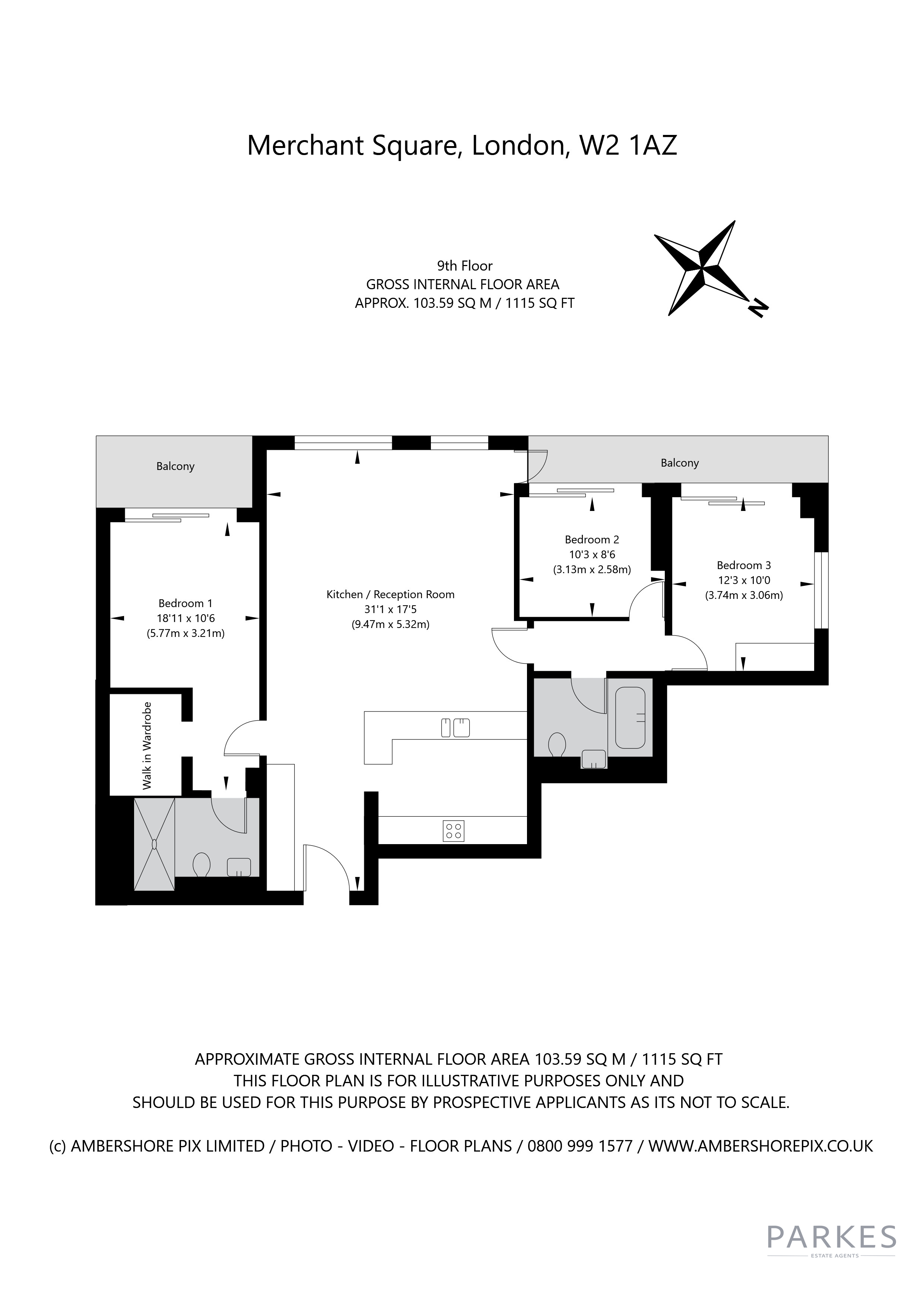 Merchant Square, London floorplan