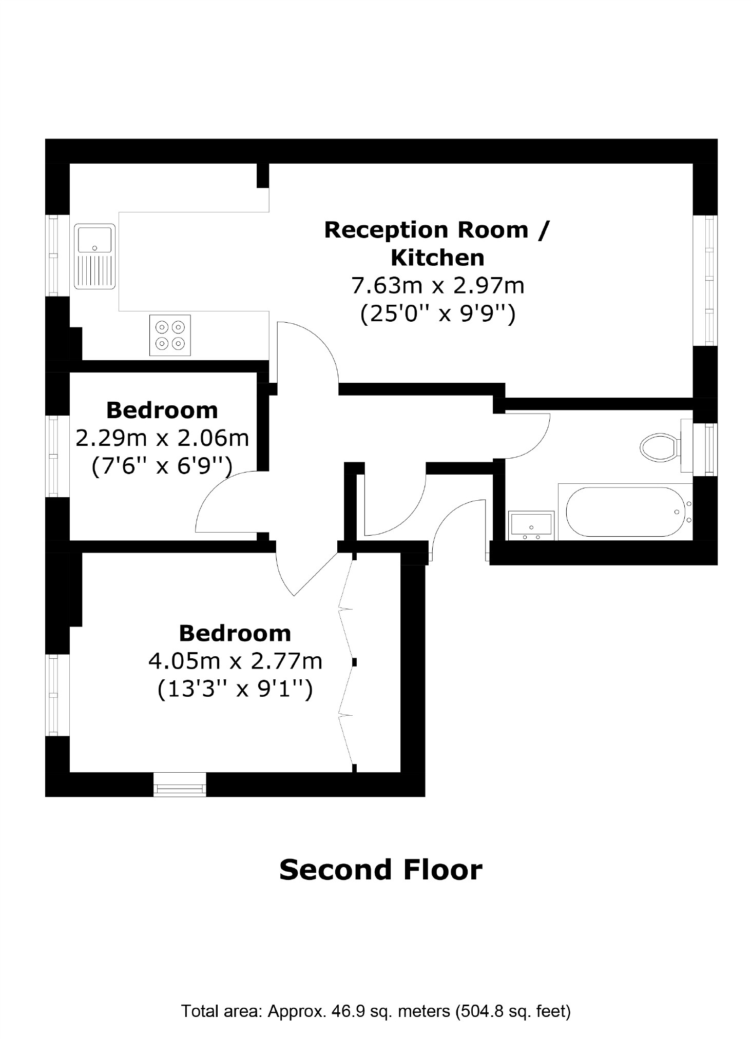 90, Kennet Street, London floorplan