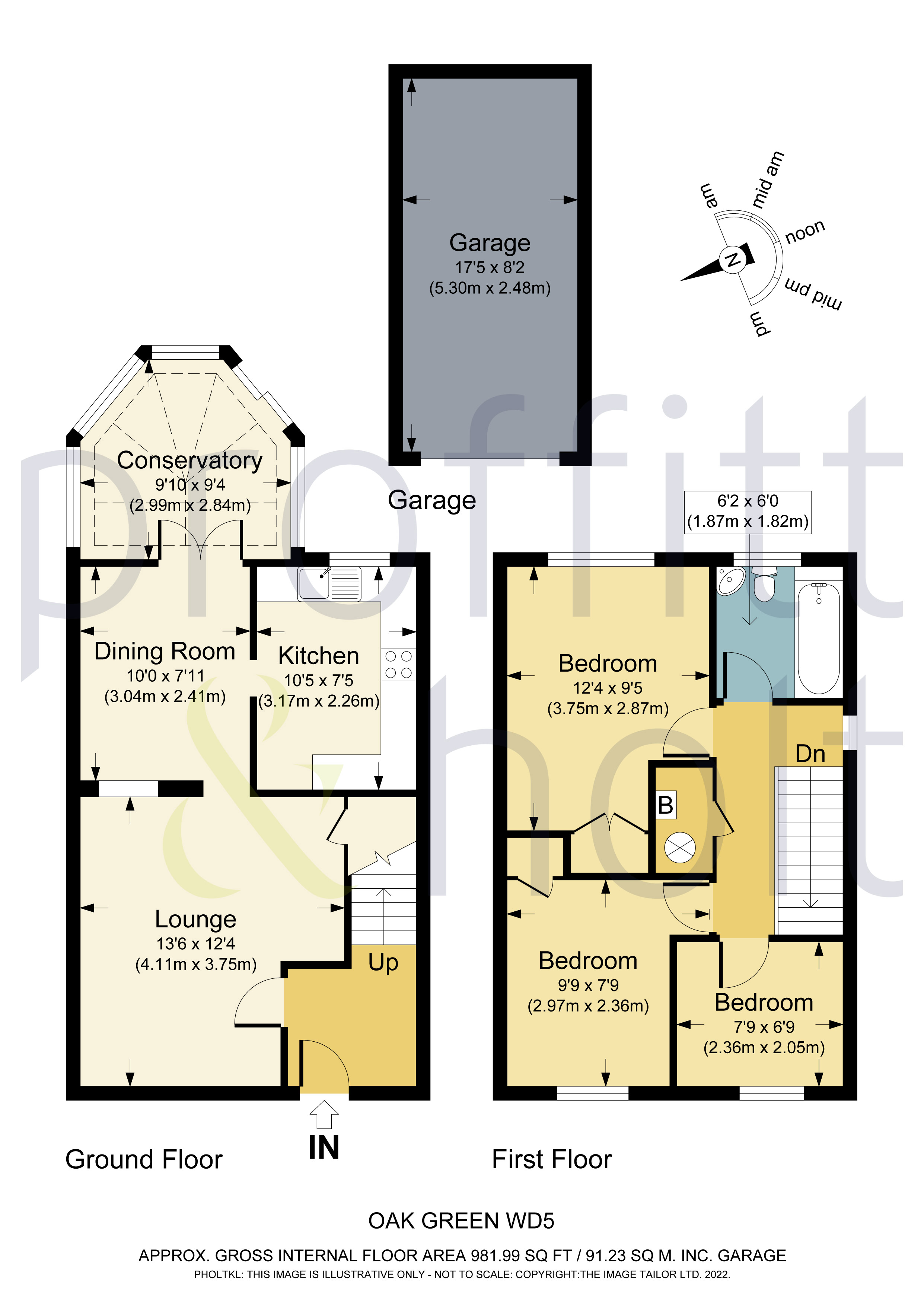 Oak Green, Abbots Langley WD5, 3 bedroom end terrace house for sale