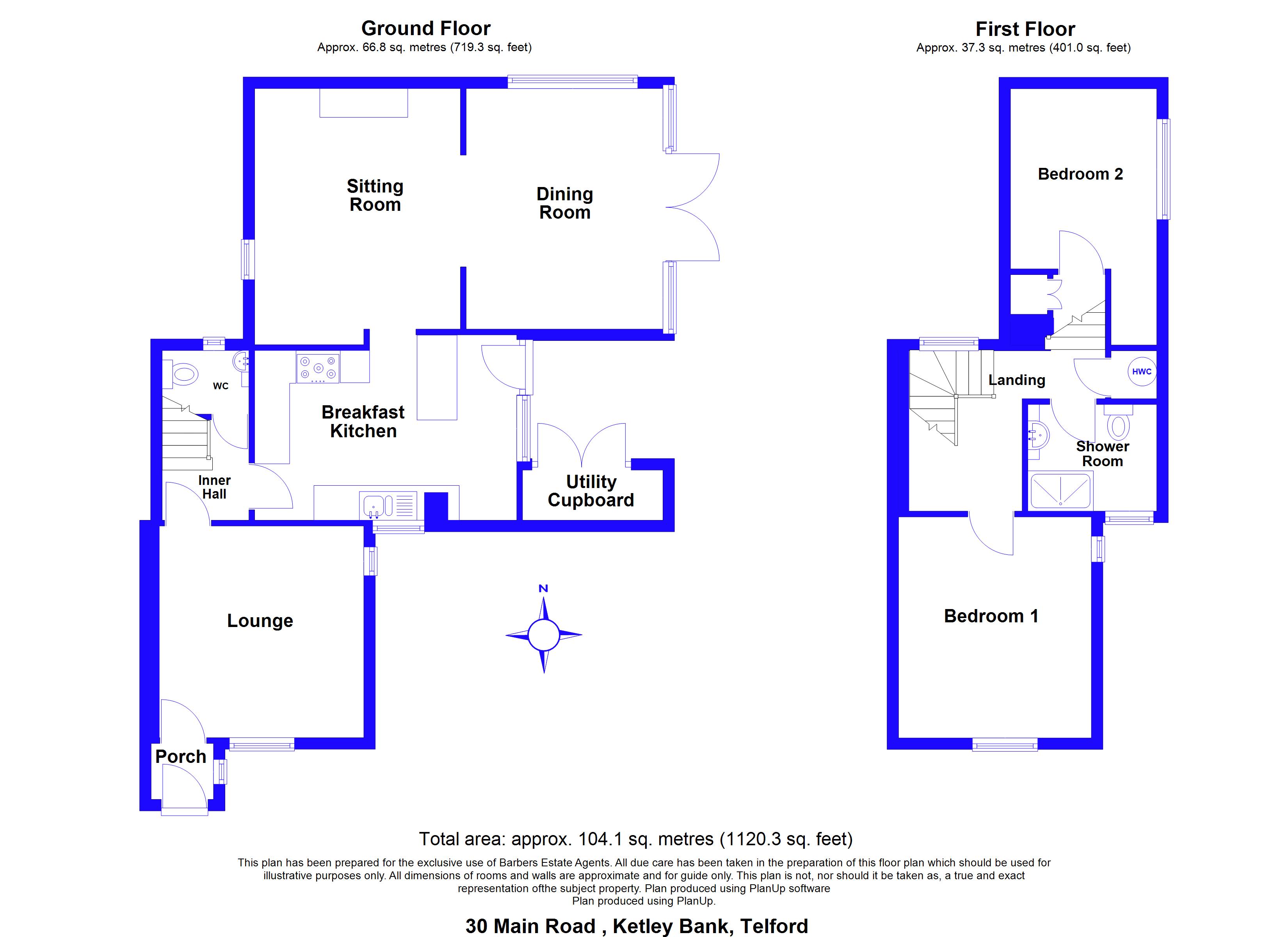 30, Main Road, Telford floorplan
