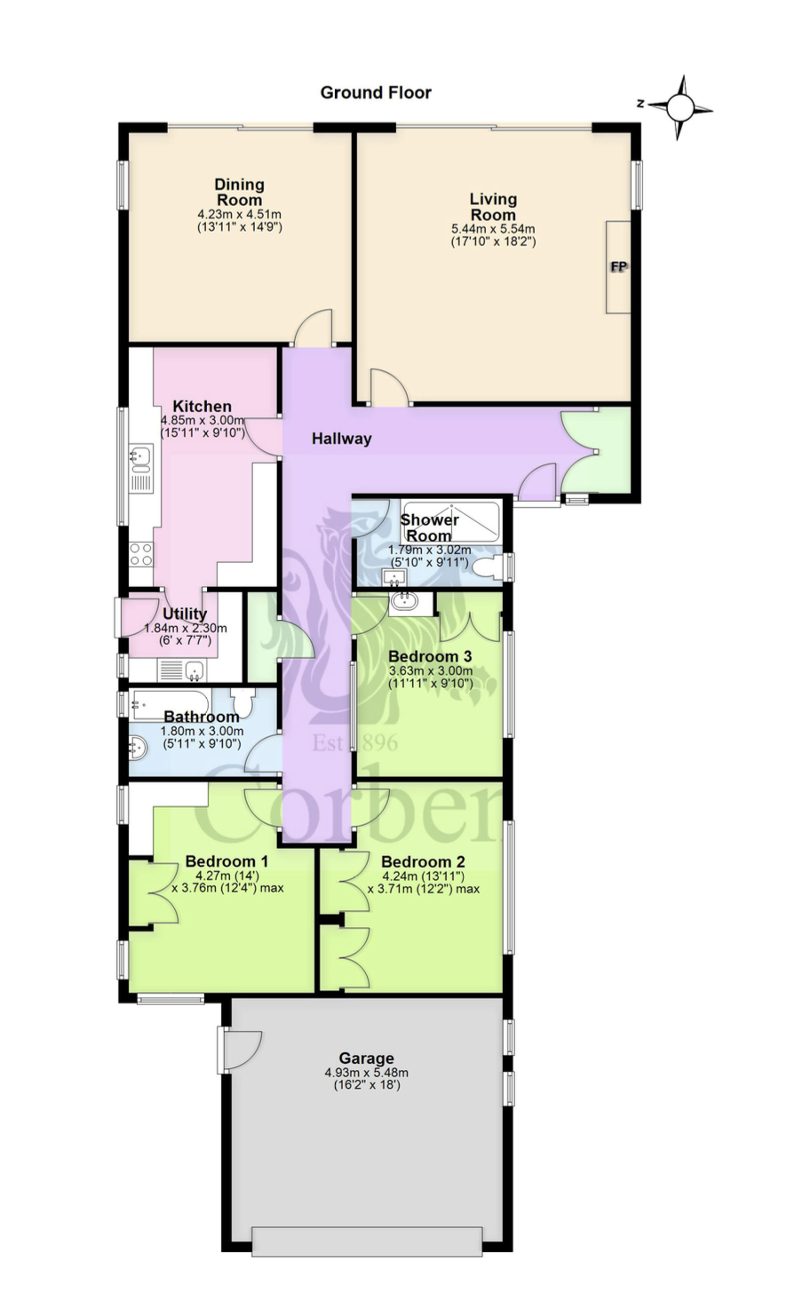 The Mooring, 28 Ballard Estate, Swanage floorplan