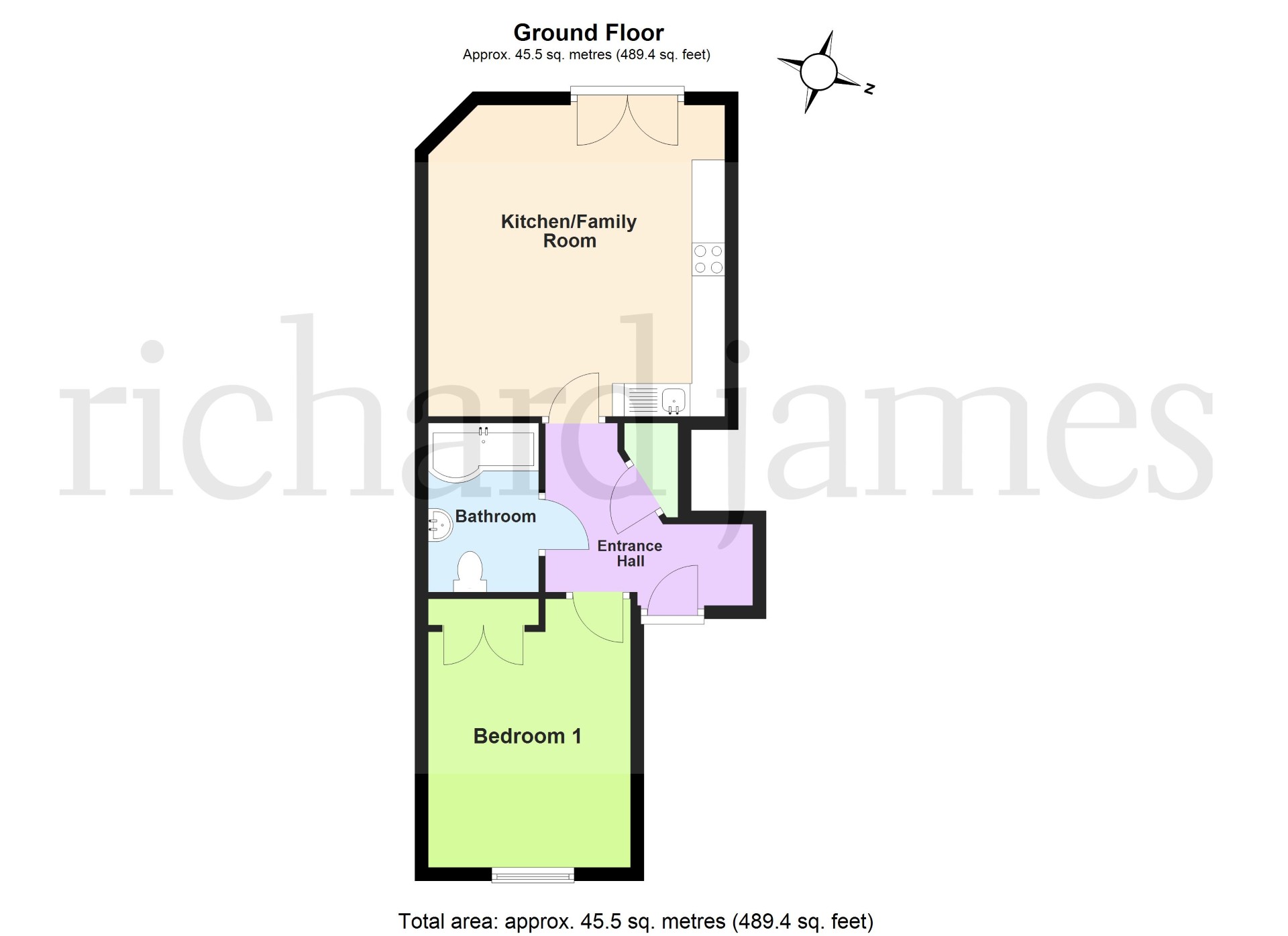 Flat 13 Northfield House, Wellingborough Road, Wellingborough floorplan