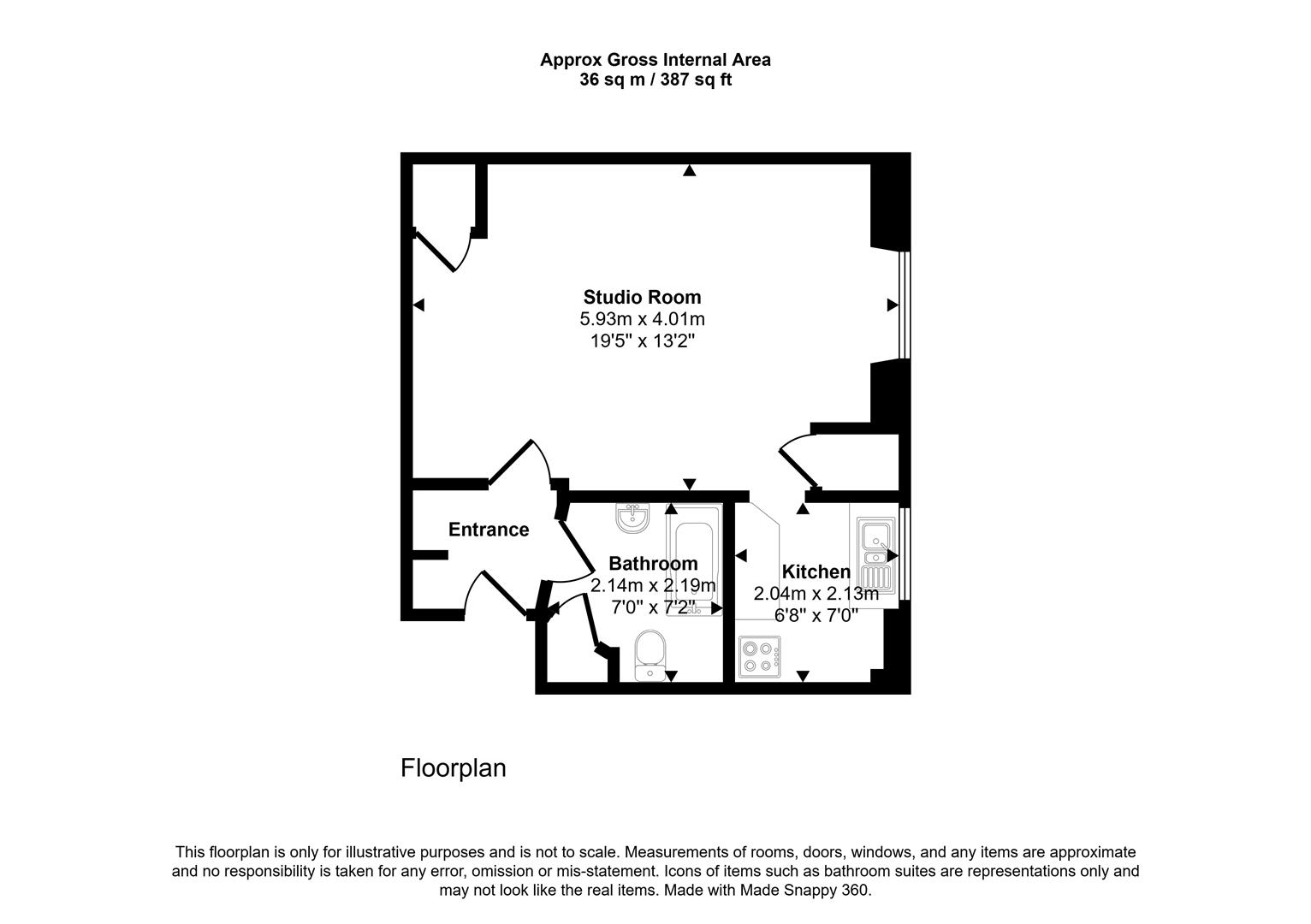 24 The Mall (Mezzanine) Clifton, Bristol floorplan
