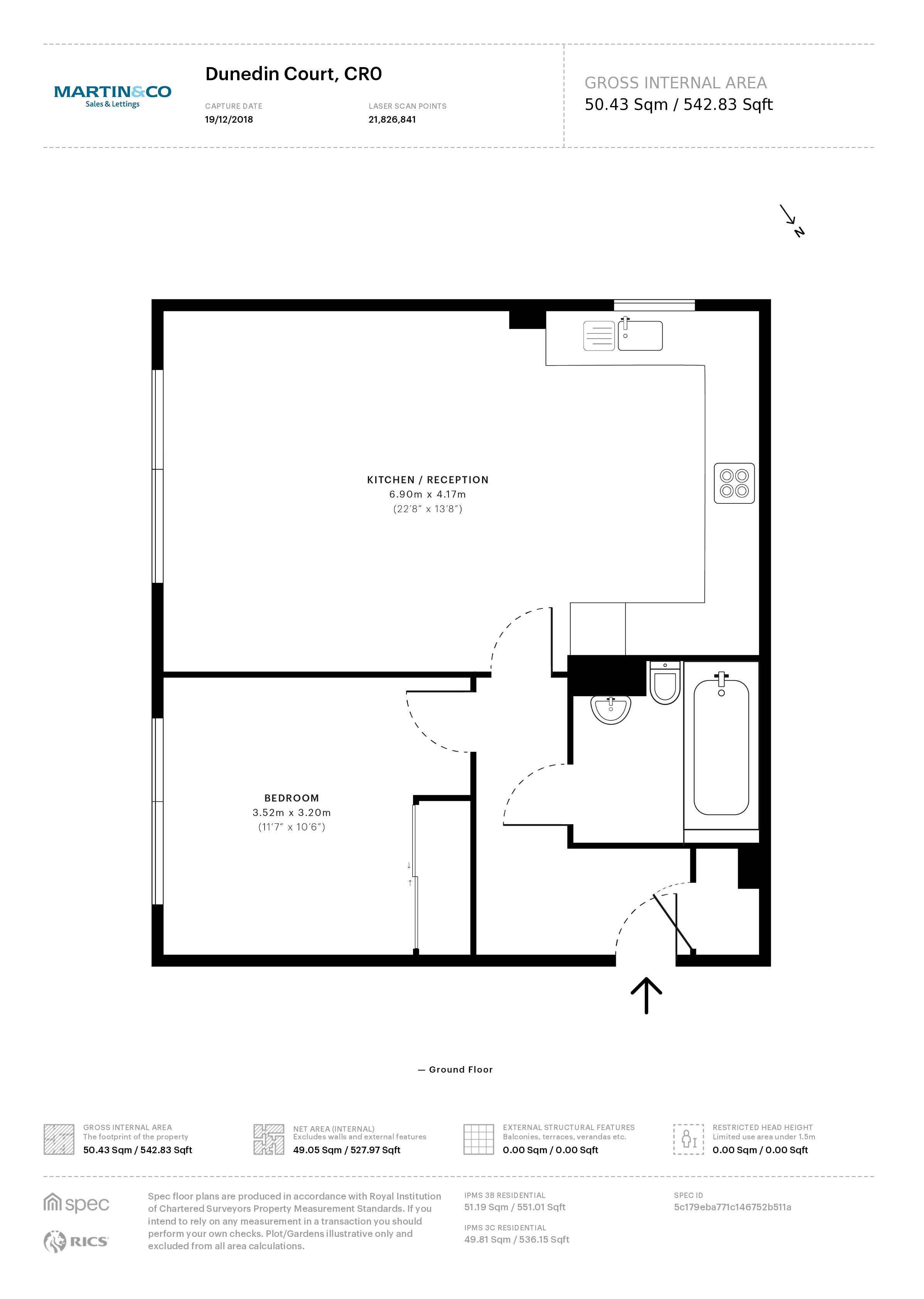 1 Bedrooms Flat for sale in Sydenham Road, Croydon CR0