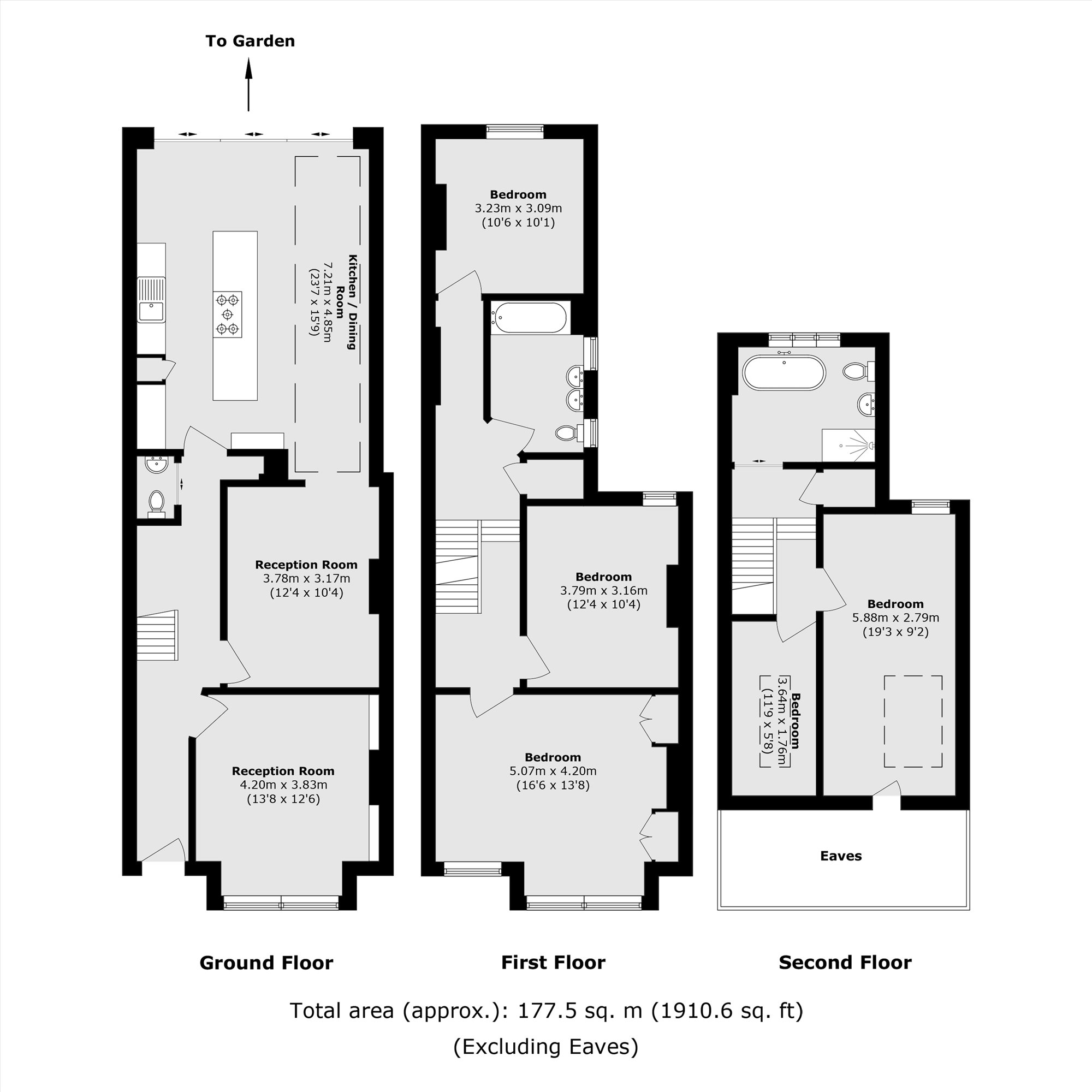 38, Fairmile Avenue, London floorplan