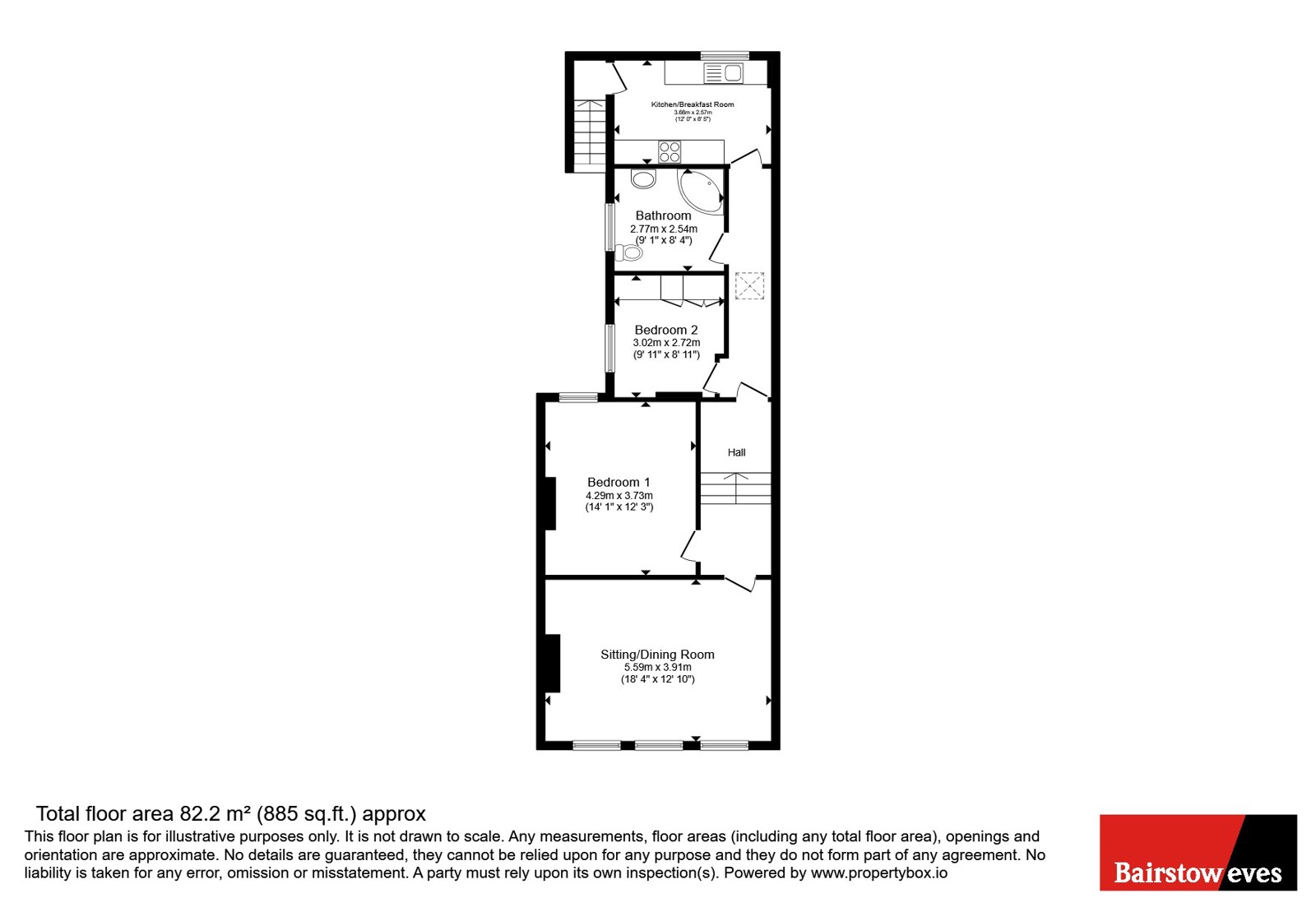 58A,, Sleaford Road, Lincolnshire floorplan