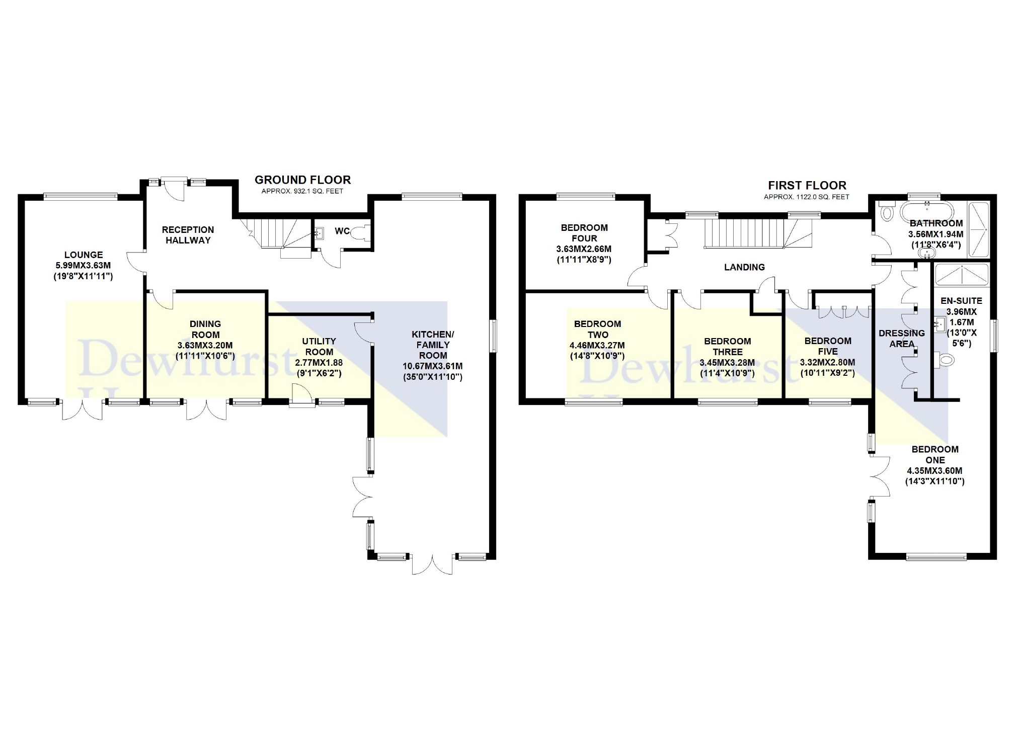5 Bed Detached House For In Saunders Close Hutton Preston Pr4 Floorplan 1