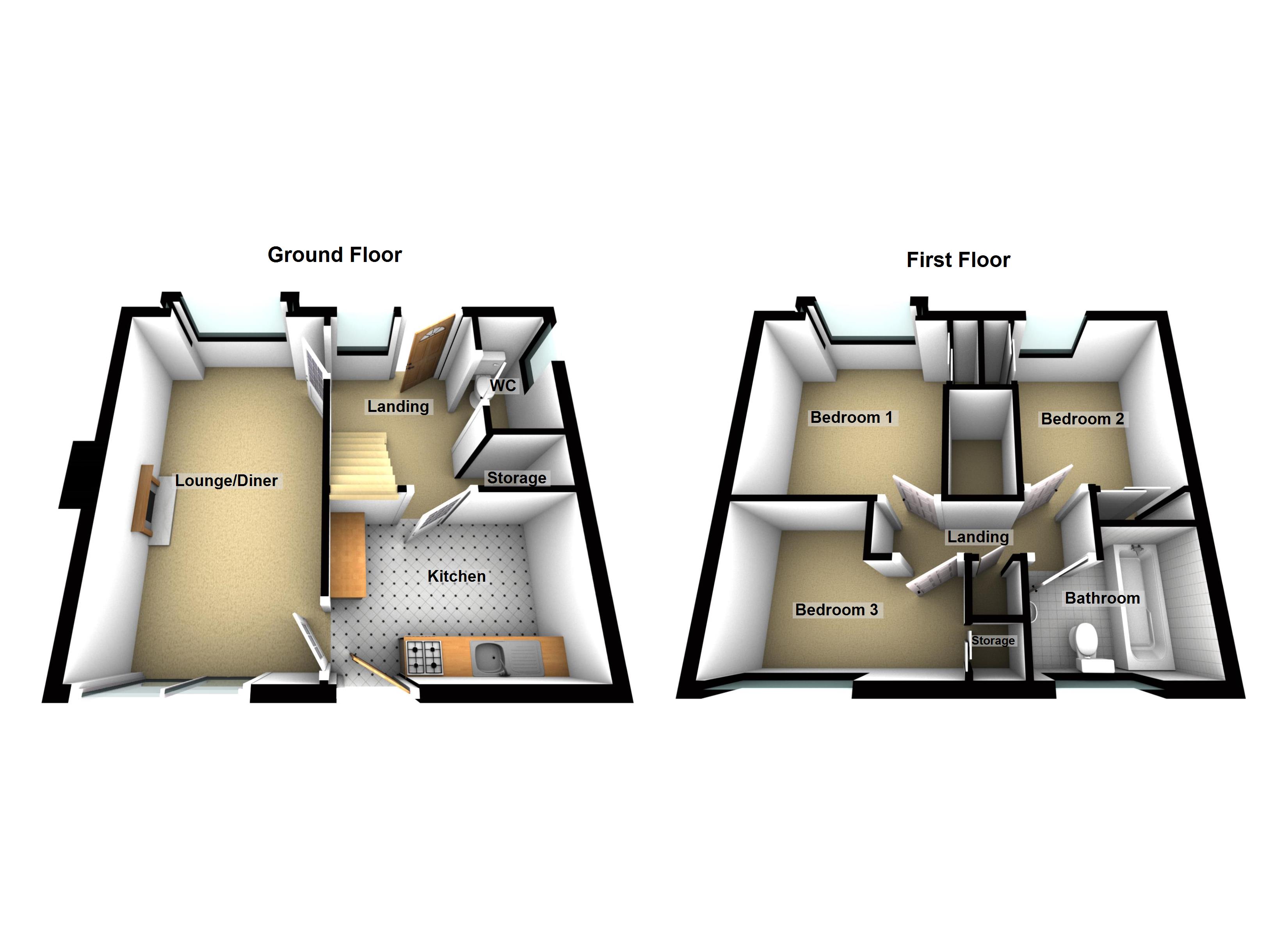 16, Penshore Close, Nottingham floorplan