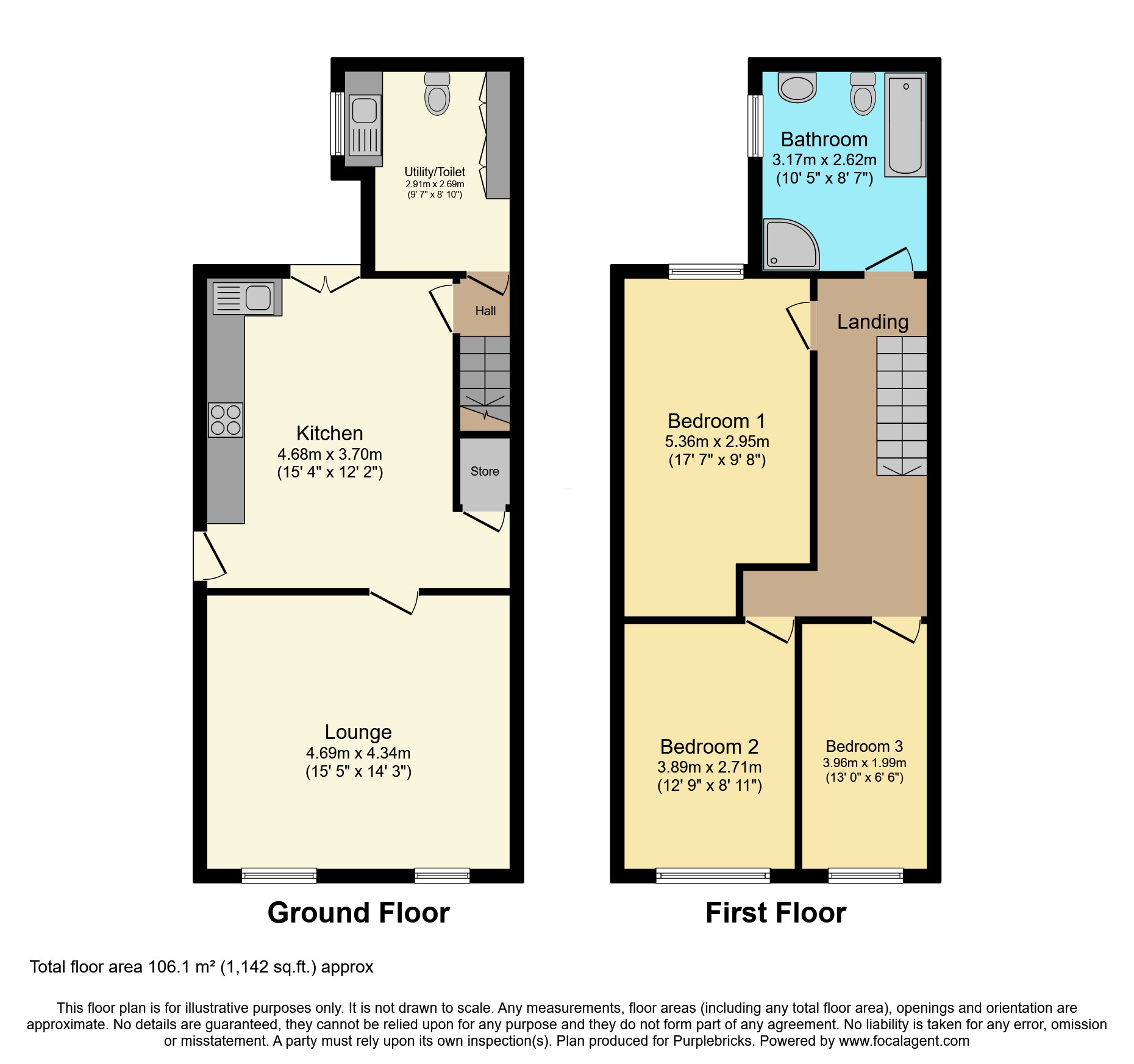 2, Goodman Street, Caernarfon floorplan