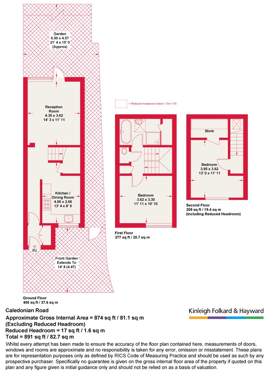 420, Caledonian Road, London floorplan