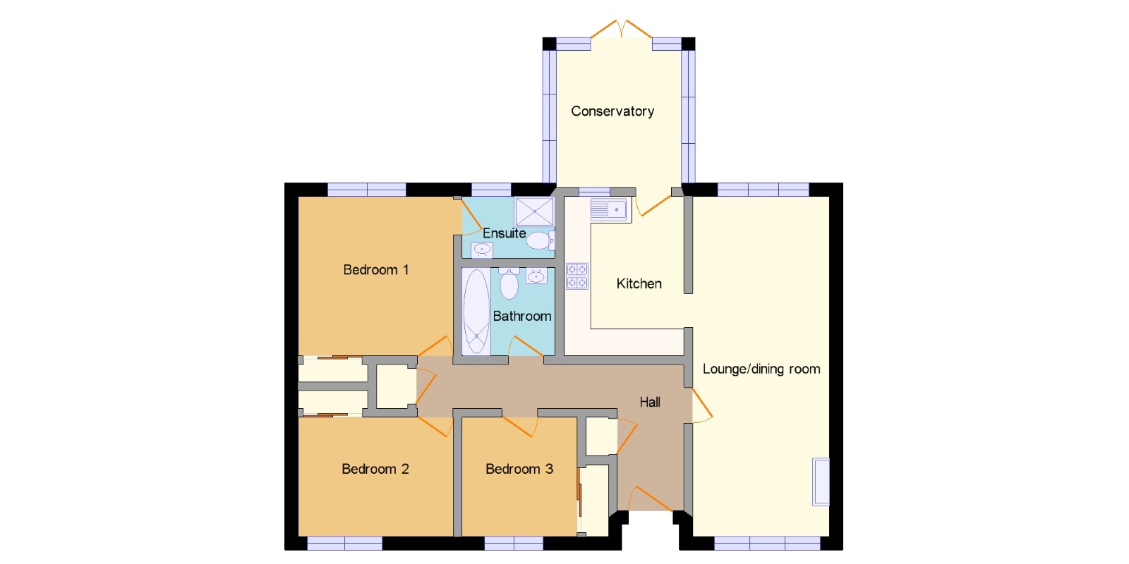 3 Bedrooms Bungalow for sale in Seafield Crescent, Blackwood, Cumbernauld, North Lanarkshire G68