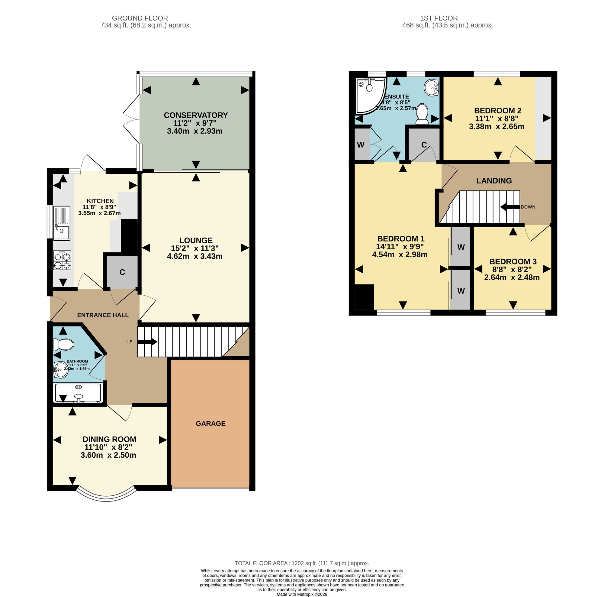 9 Kestrel Close, Sittingbourne floorplan