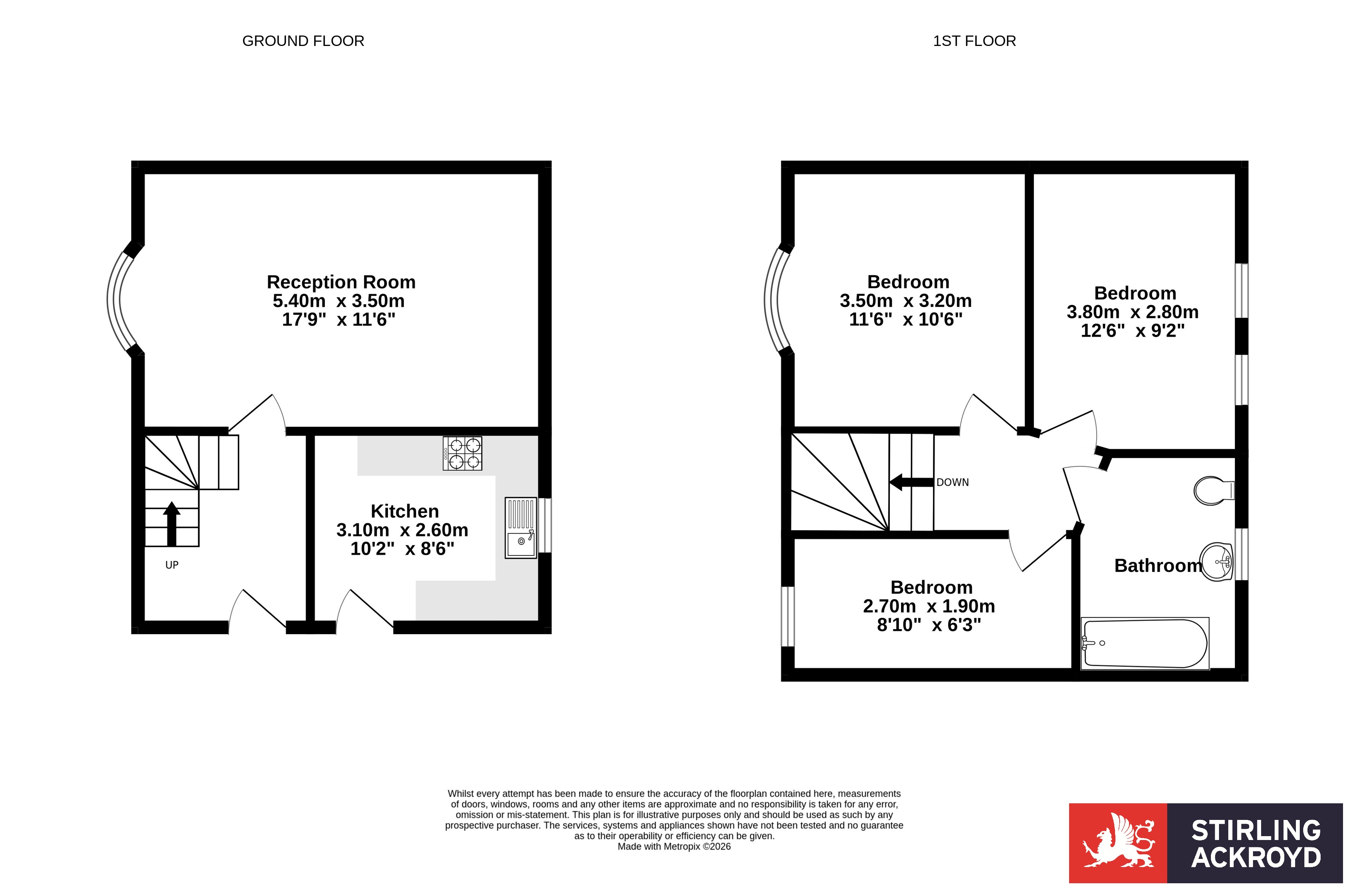 21, Warren Road, Twickenham floorplan