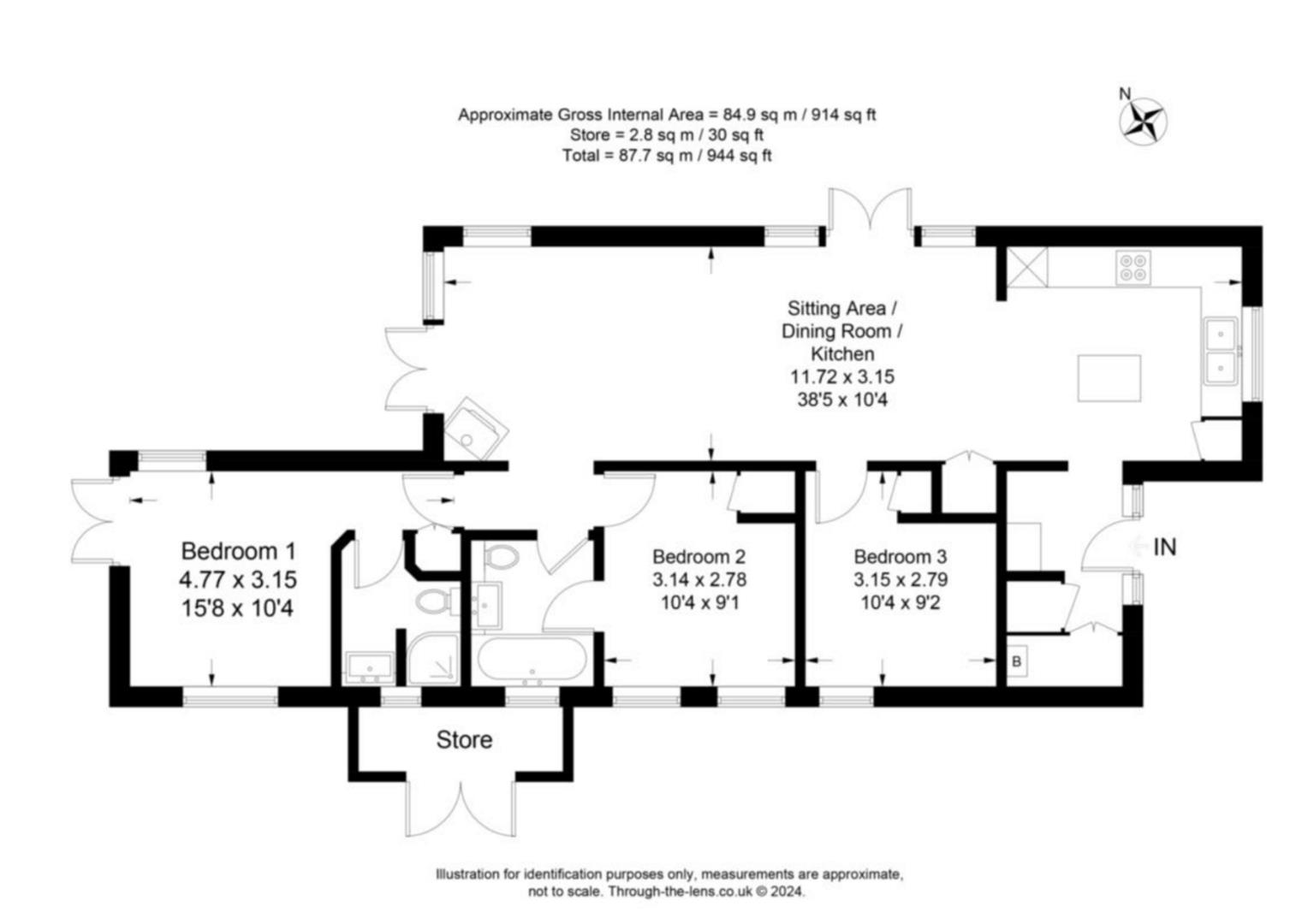 The Lyndon, Rutland Retreats, The Avenue, Exton Oakham floorplan