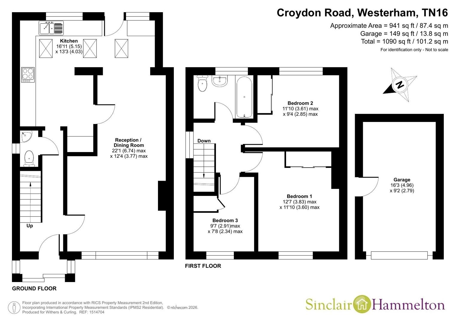 4, Croydon Road, Westerham floorplan