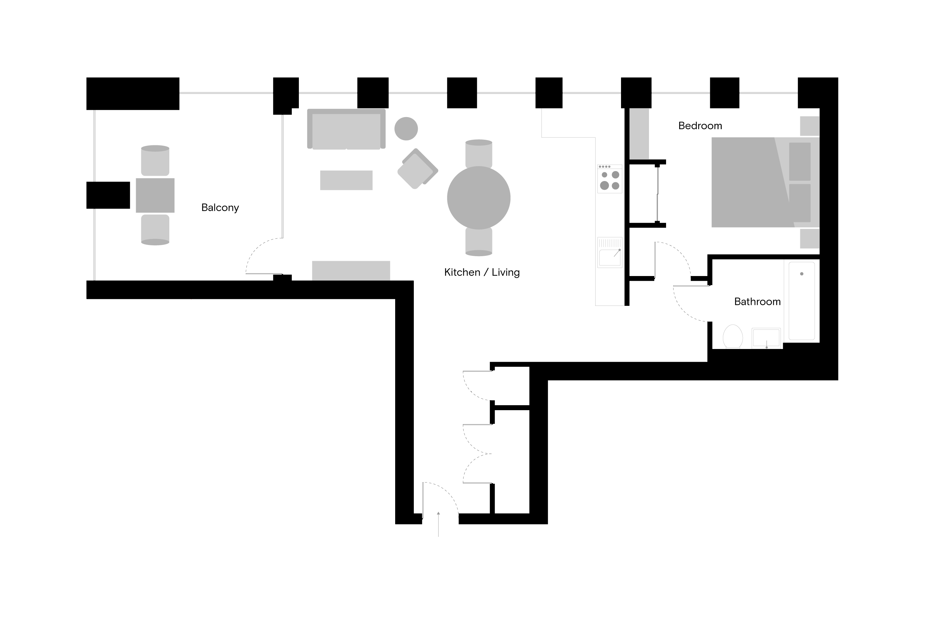Flat 151, Gessner Apartments, 3 Watermead Way, Tottenham Hale floorplan