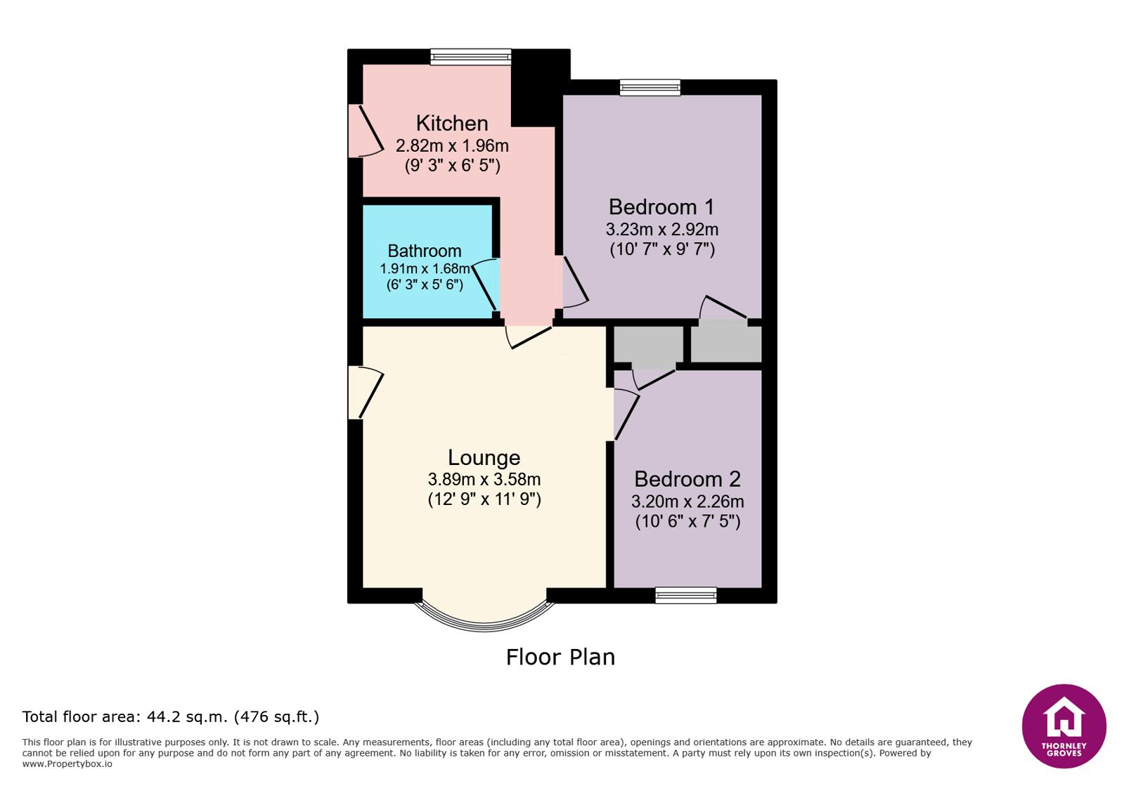 Browns Lane, Chester floorplan