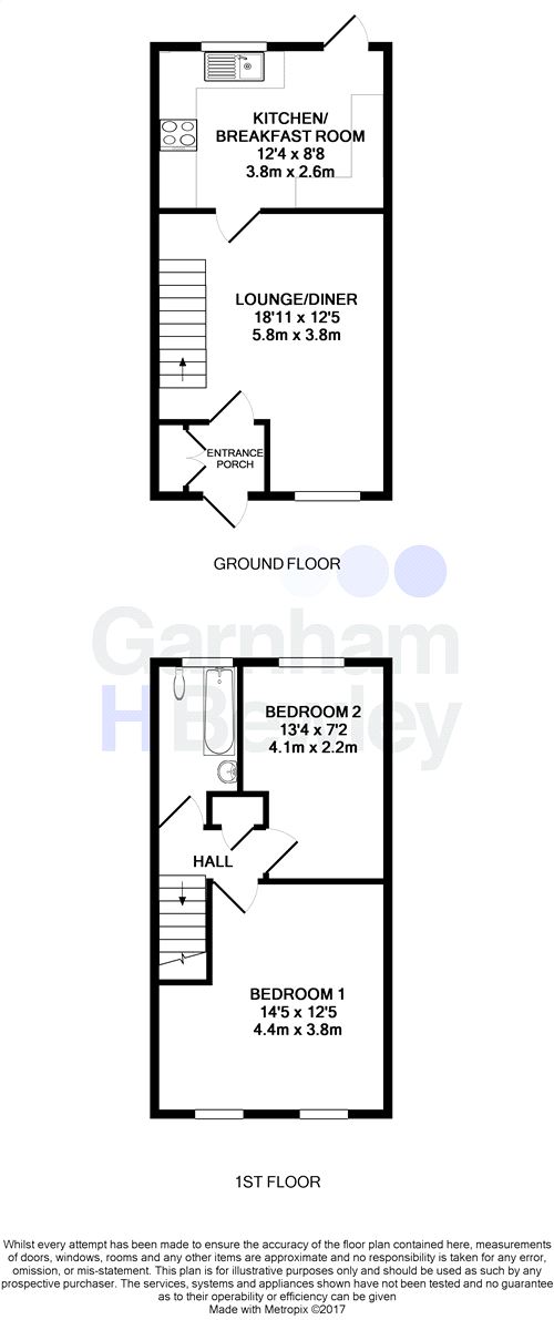 2 Bedrooms Terraced house for sale in Woodbury Avenue, East Grinstead, West Sussex RH19