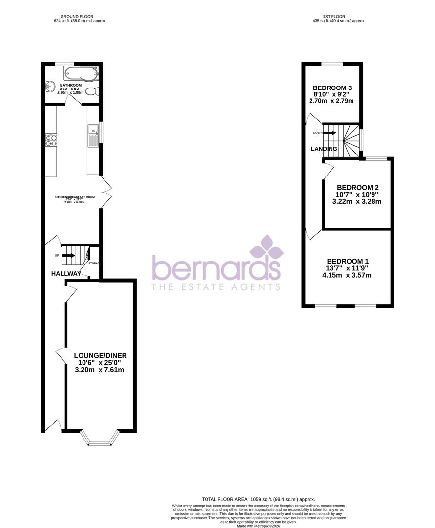 2, Harcourt Road, Gosport floorplan