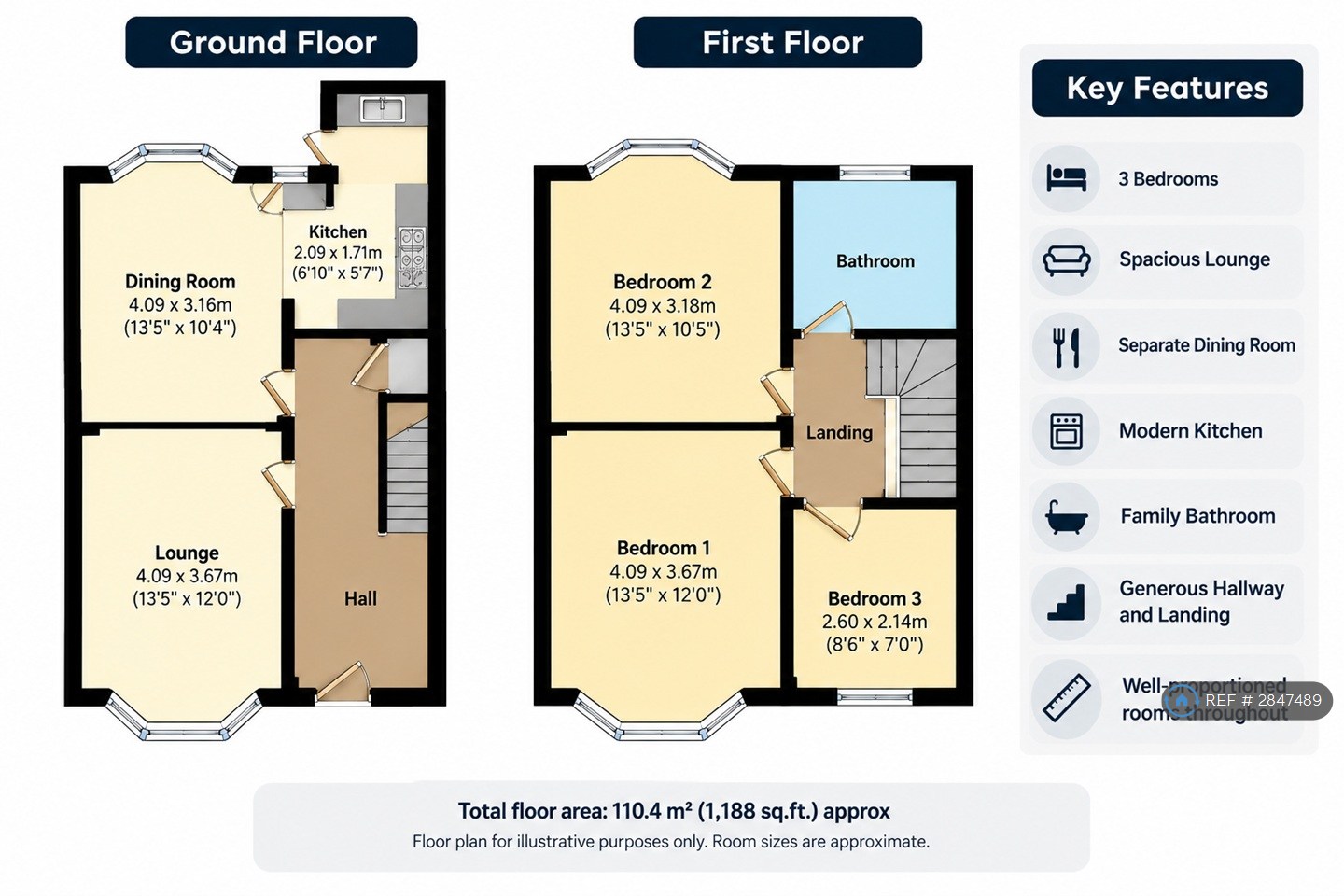 Chesterfield Road, Blackpool floorplan