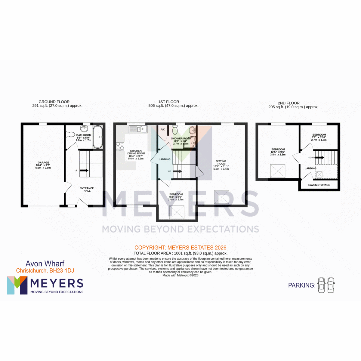 15 Avon Wharf, Bridge Street, Christchurch floorplan