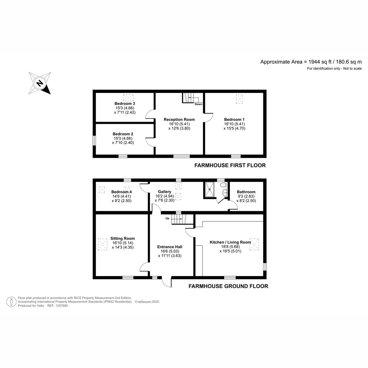 Cwmwr Uchaf Farmhouse, Hirnant, Oswestry floorplan