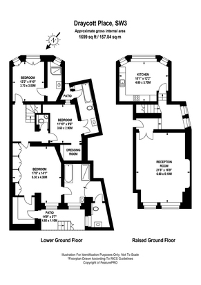 3 Bedrooms Flat to rent in Draycott Place, London SW3